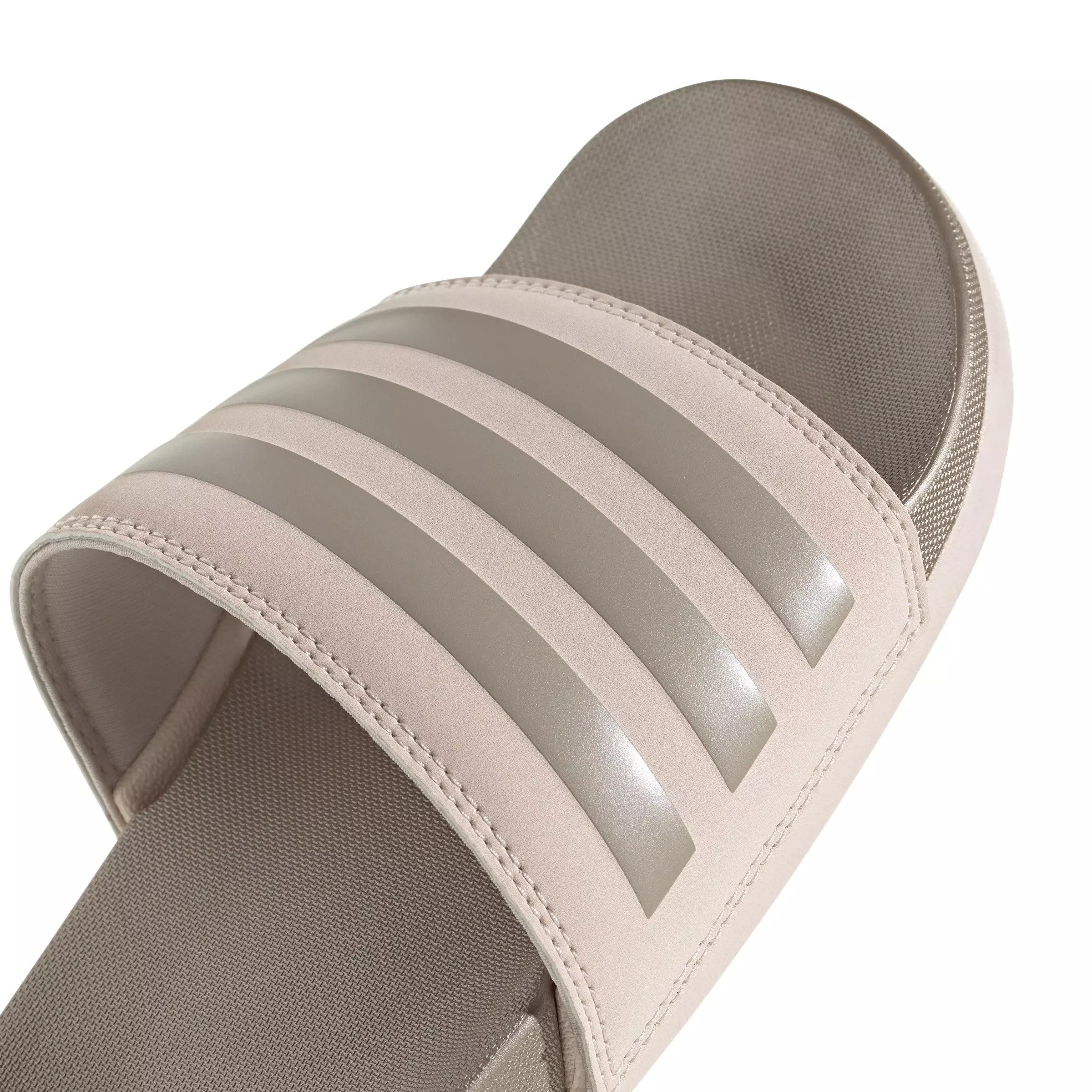 adidas Adilette Comfort "Wonder Quartz/Champagne Metallic" Women's Slide - QUARTZ/CHAMPAGNE