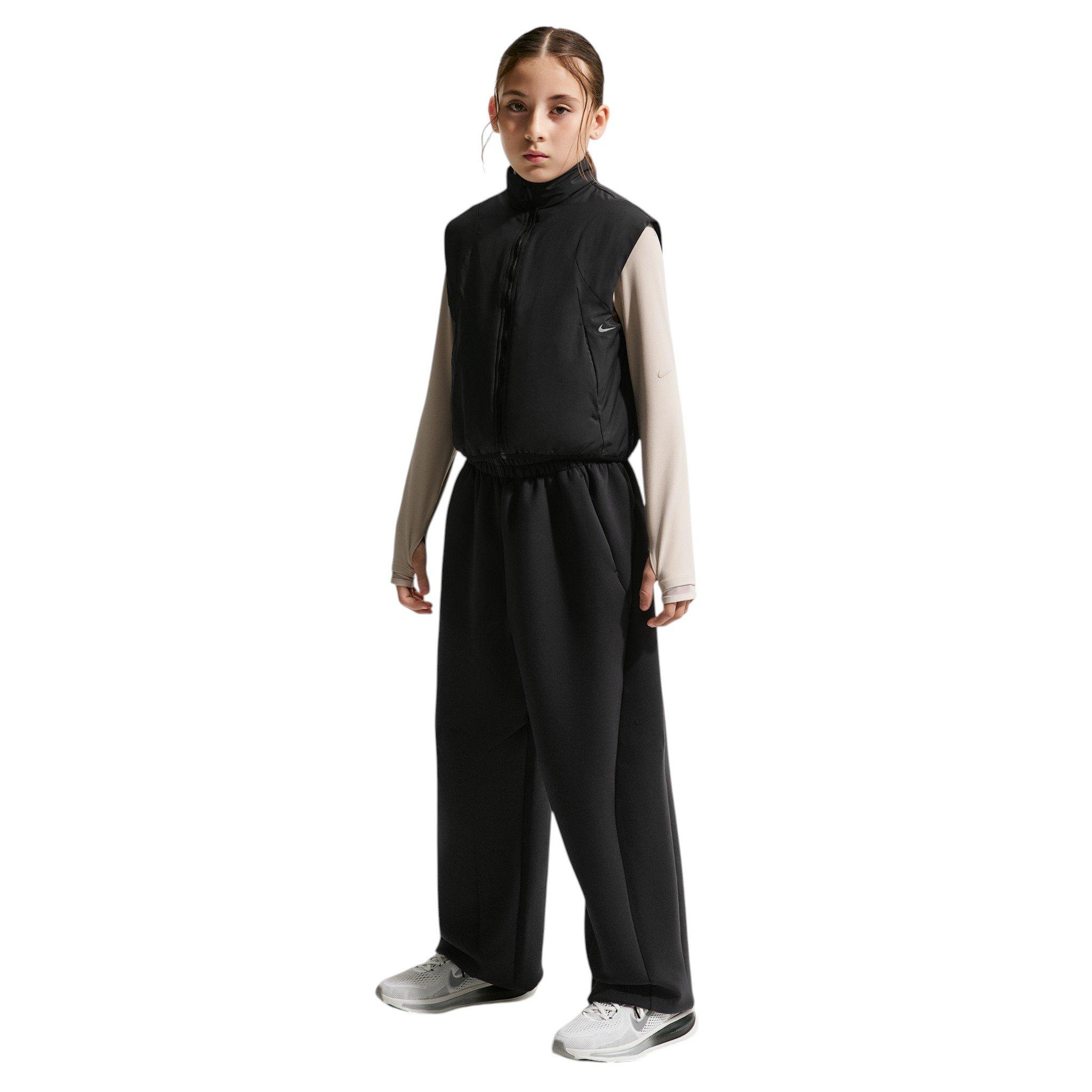 Nike Big Girls' MAVN STORM-Fit Gilet Vest - Black - BLACK