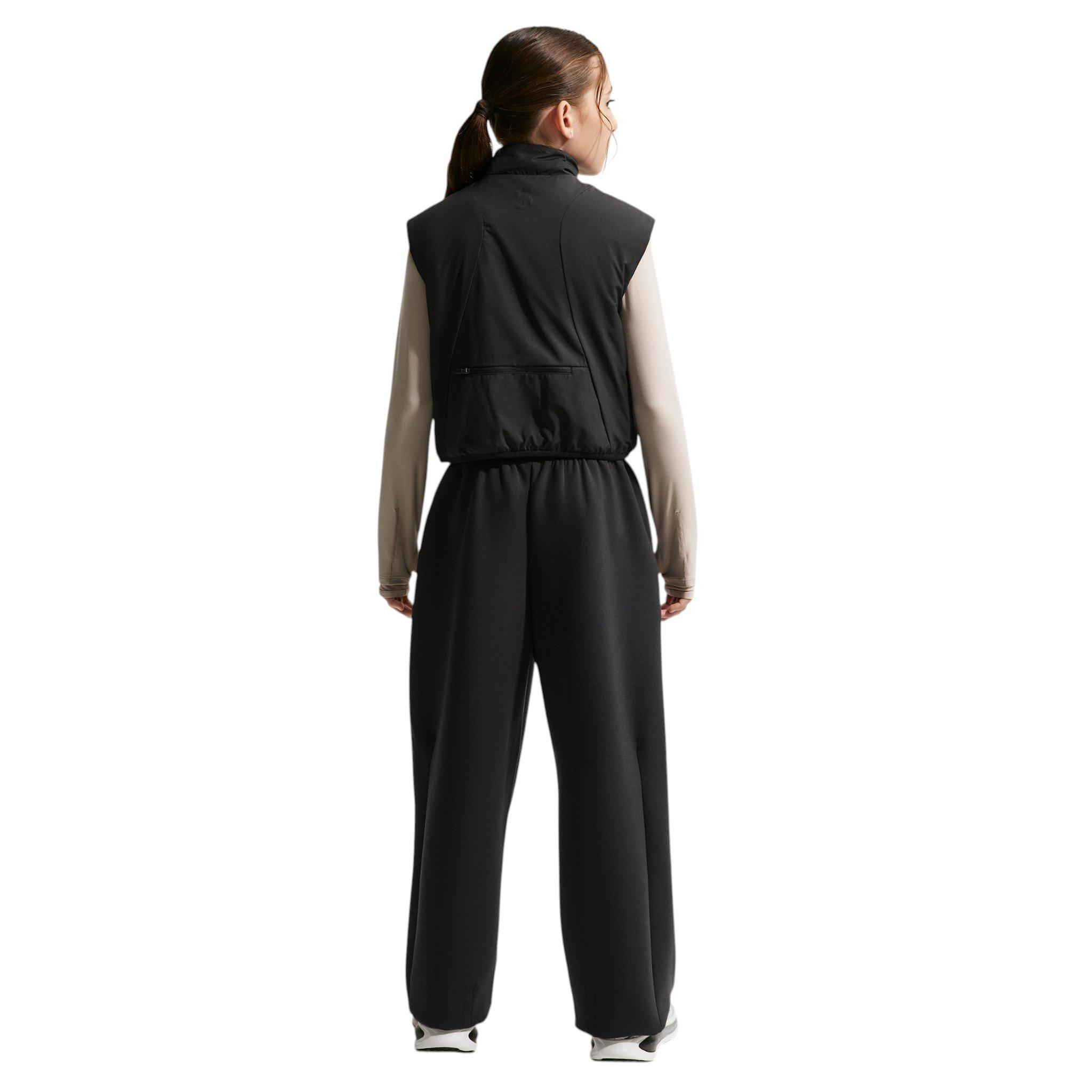 Nike Big Girls' MAVN STORM-Fit Gilet Vest - Black - BLACK
