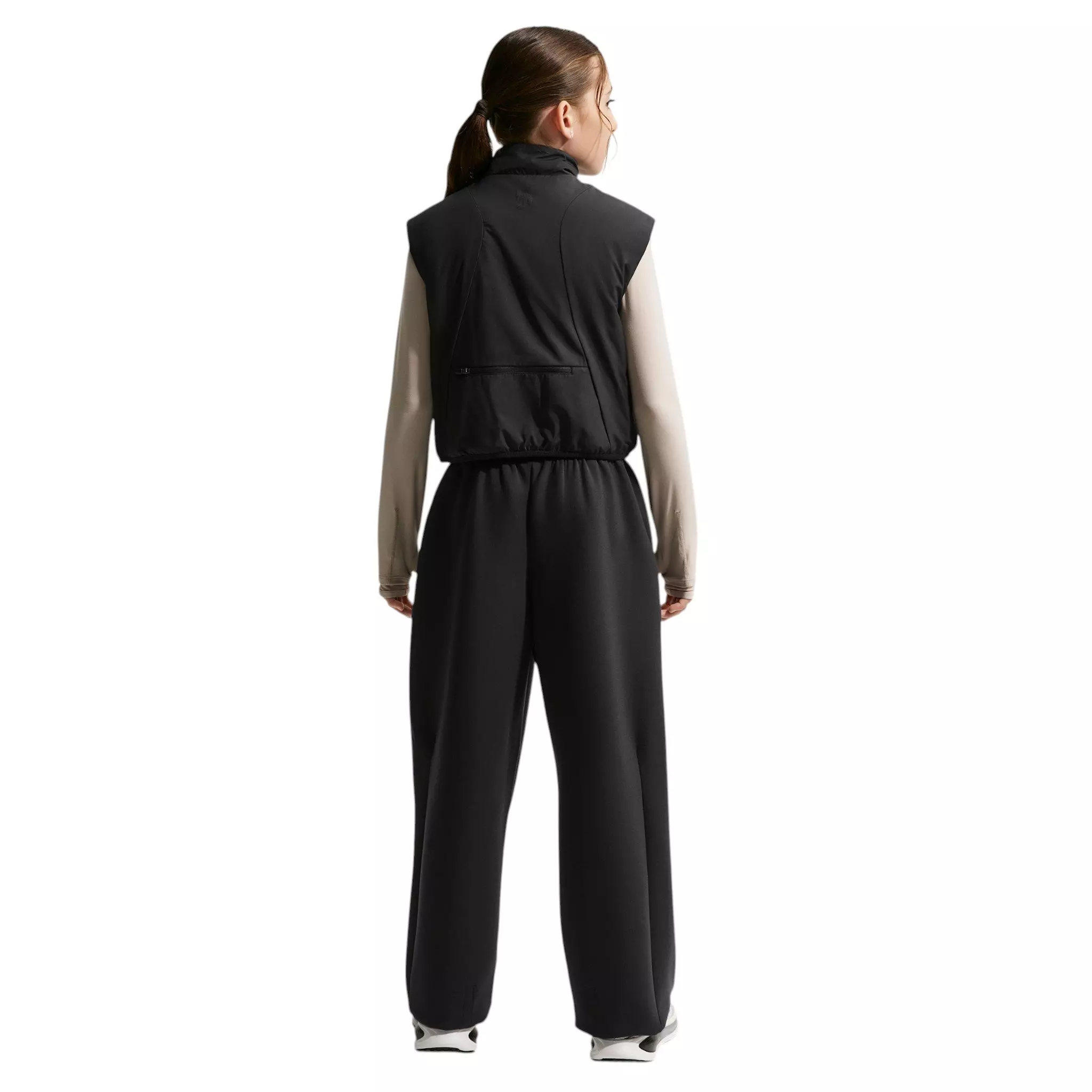 Nike Big Girls' MAVN STORM-Fit Gilet Vest - Black - BLACK