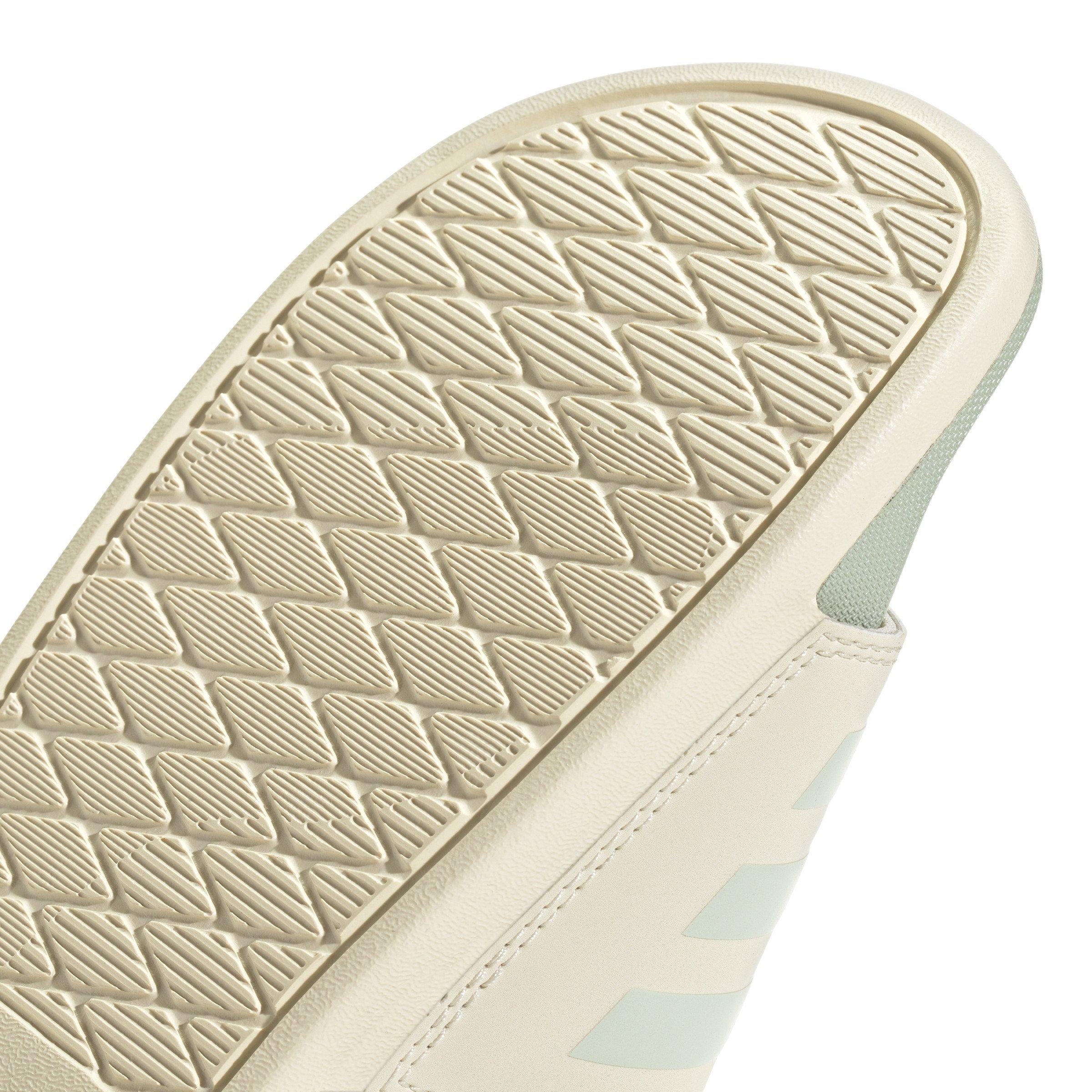 adidas Adilette Comfort Women's "Wonder White/Linen Green Metallic" Slide