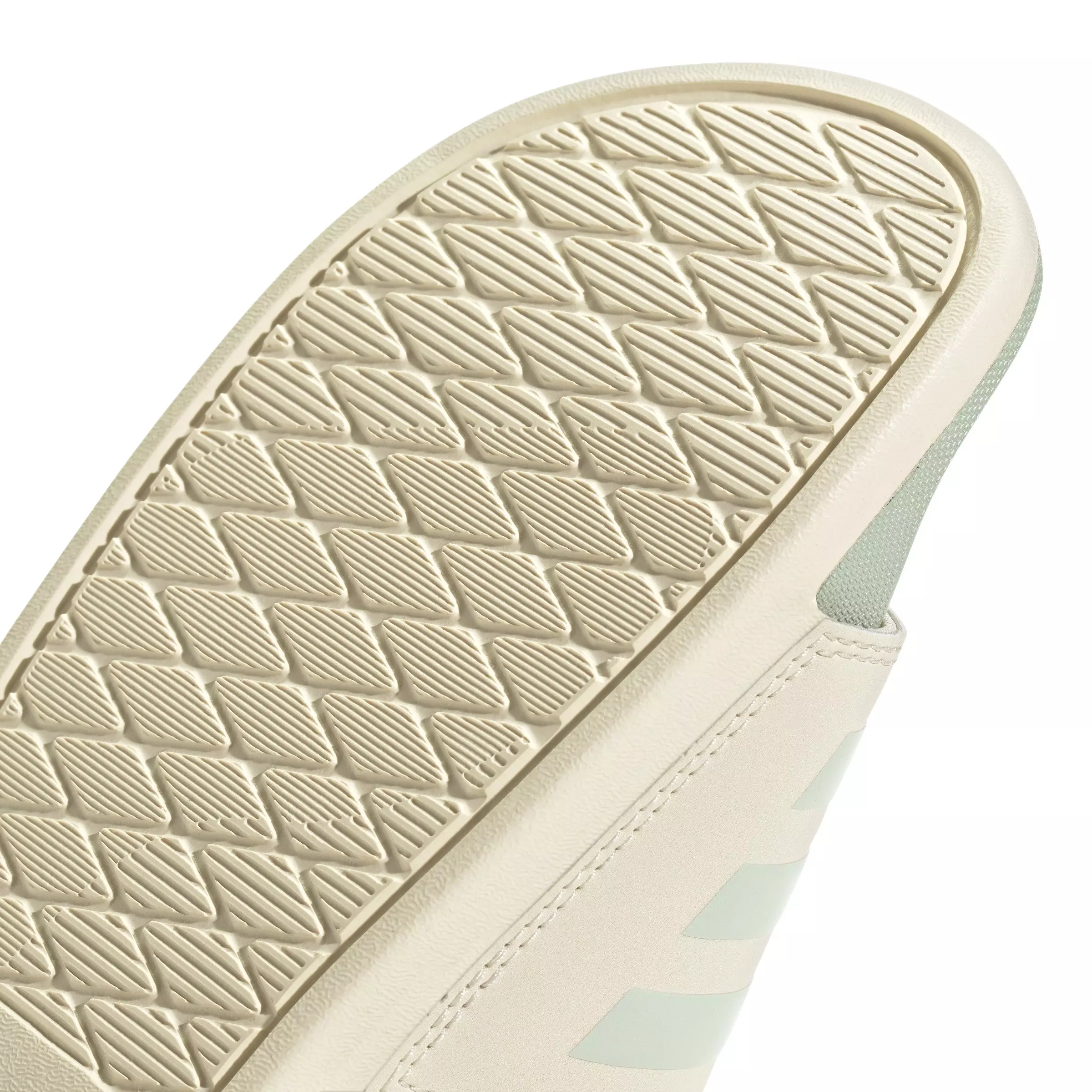 adidas Adilette Comfort "Wonder White/Linen Green Metallic" Women's Slide - WHITE/GREEN