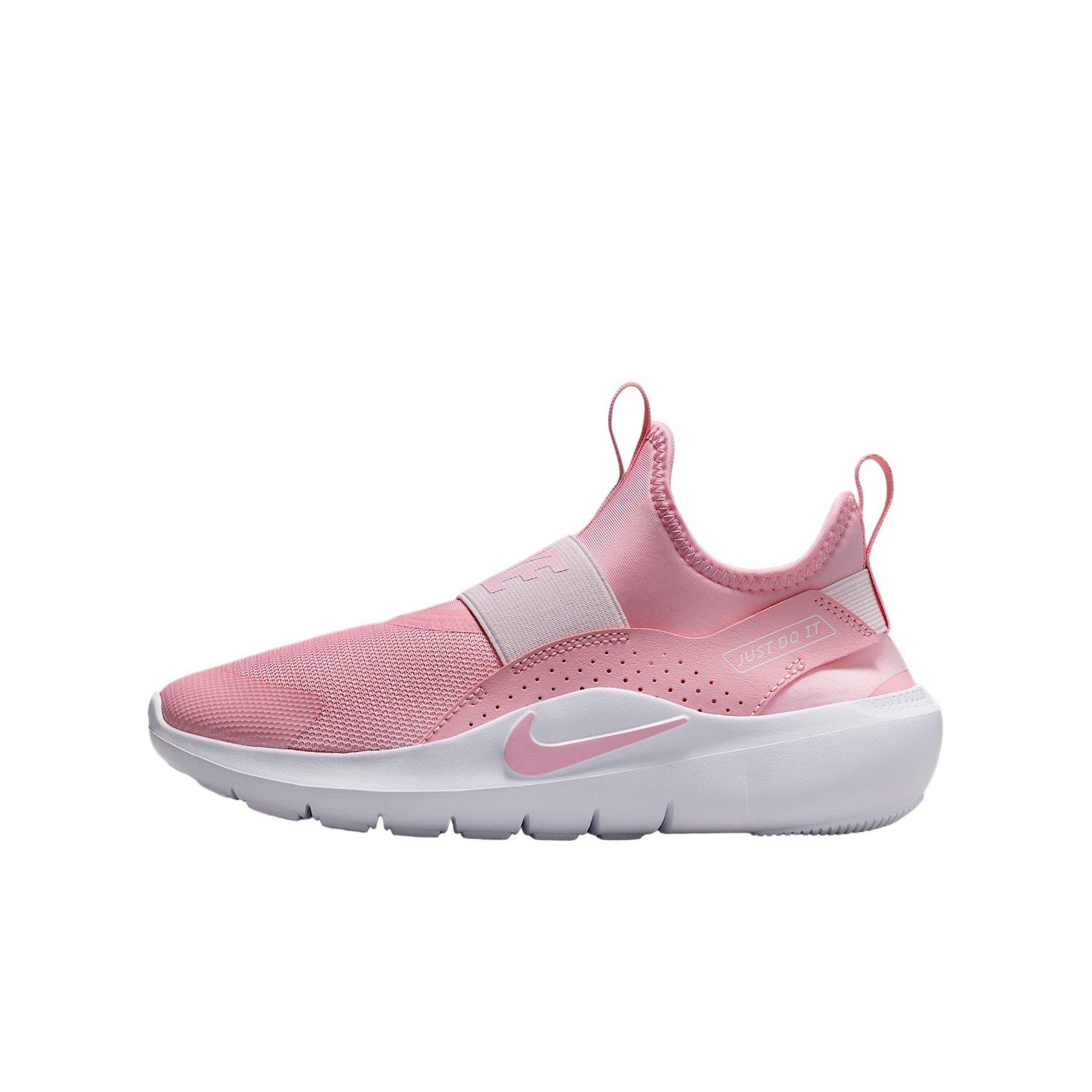 Nike Flex Runner 4 Grade School Girls' "Medium Soft Pink/Pink Foam/White" Running Shoe