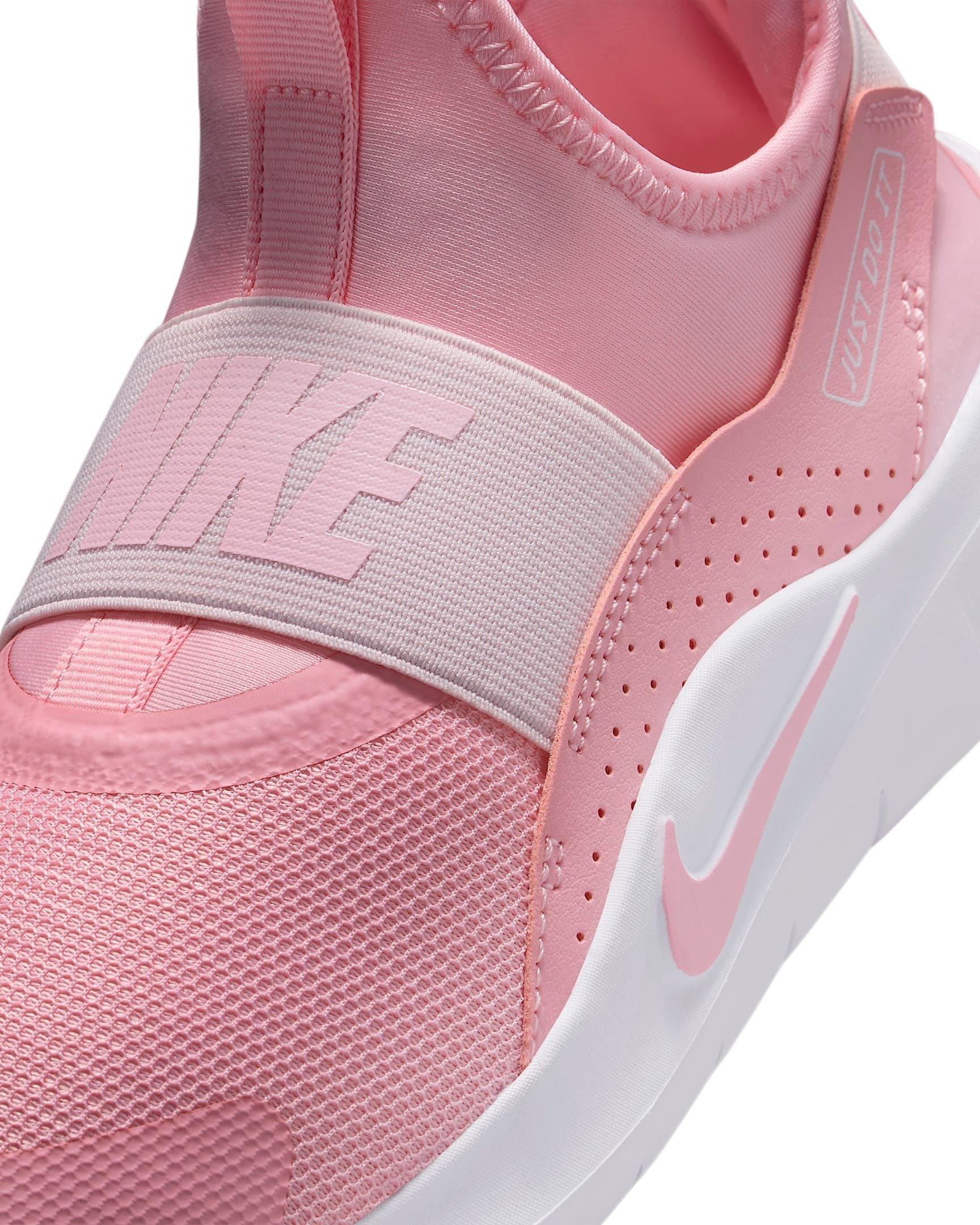 Nike Flex Runner 4 Grade School Girls' "Medium Soft Pink/Pink Foam/White" Running Shoe