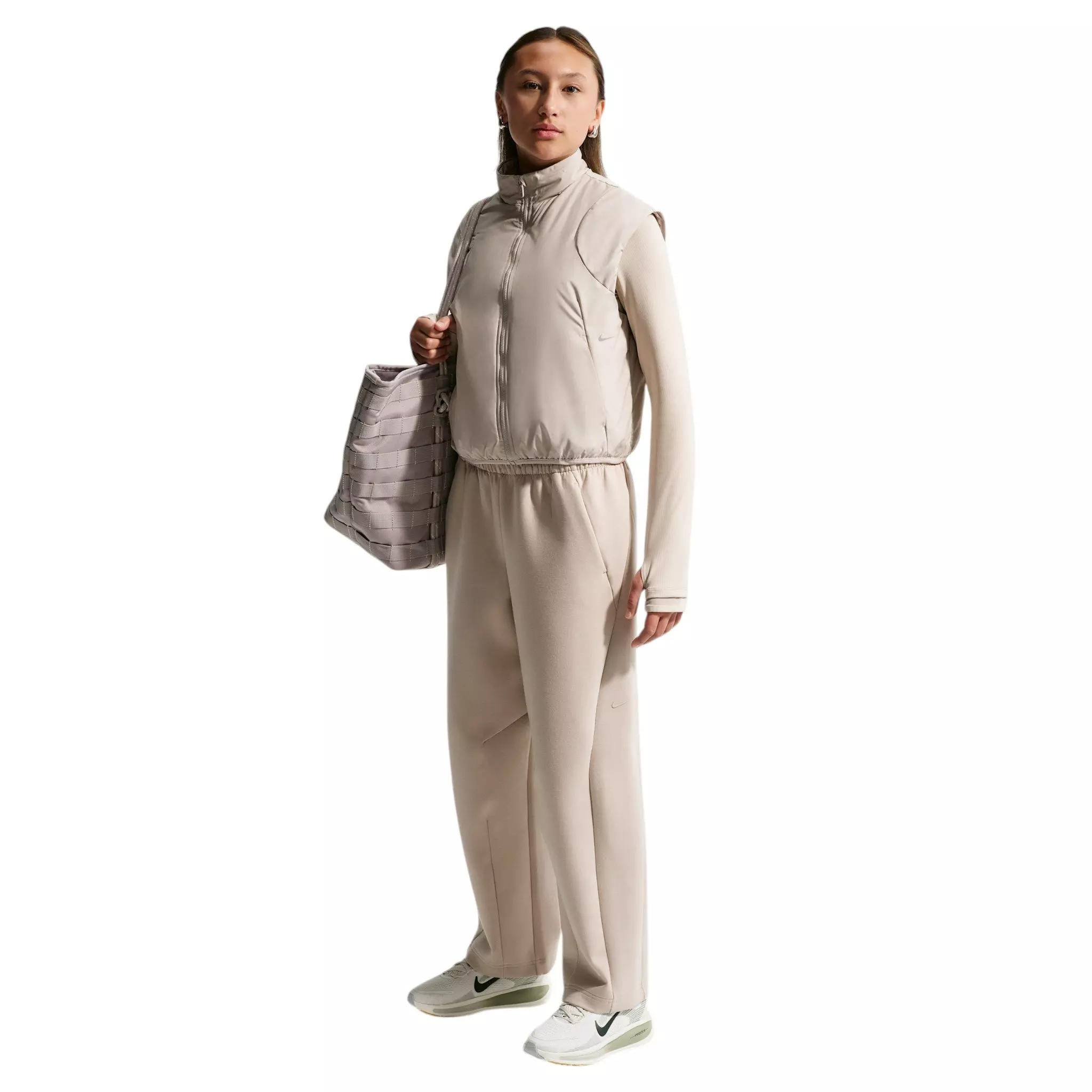 Nike Big Girls' MAVN Storm-FIT Gilet - Cream - CREAM