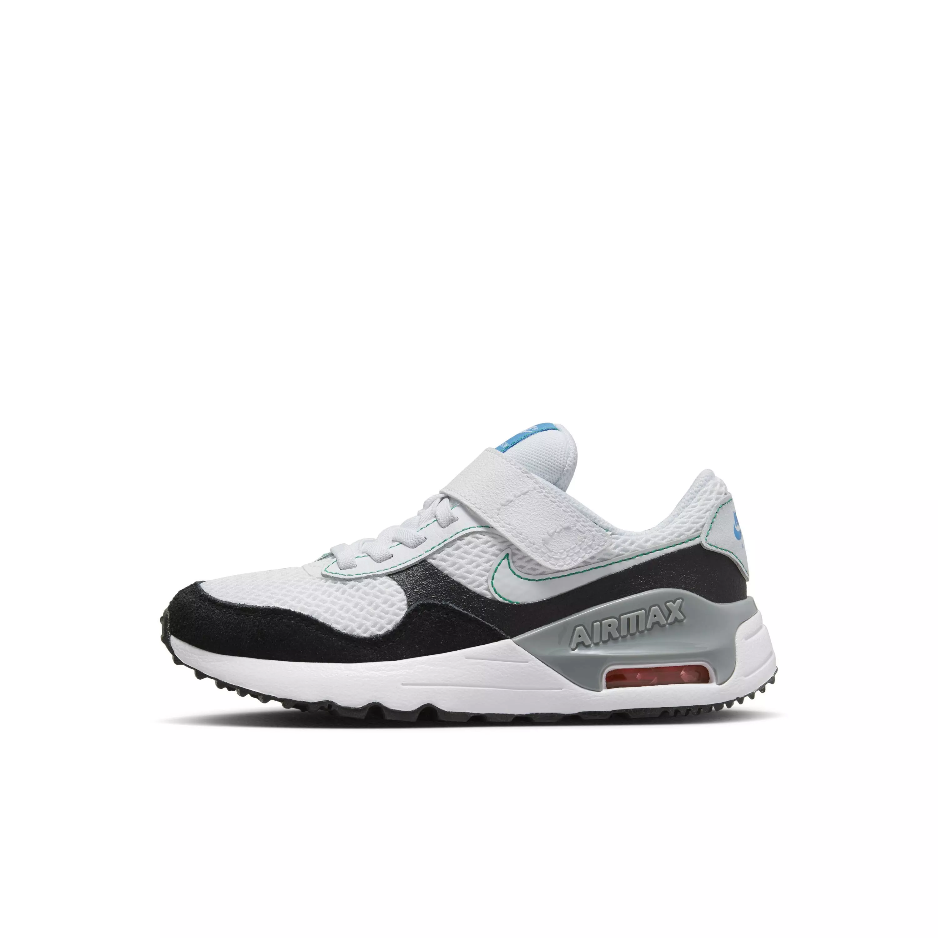 Nike Air Max SYSTM "White/Black/Cool Grey/Pure Platinum" Preschool Boys' Shoe - WHITE/BLACK/GREY/PLATINUM