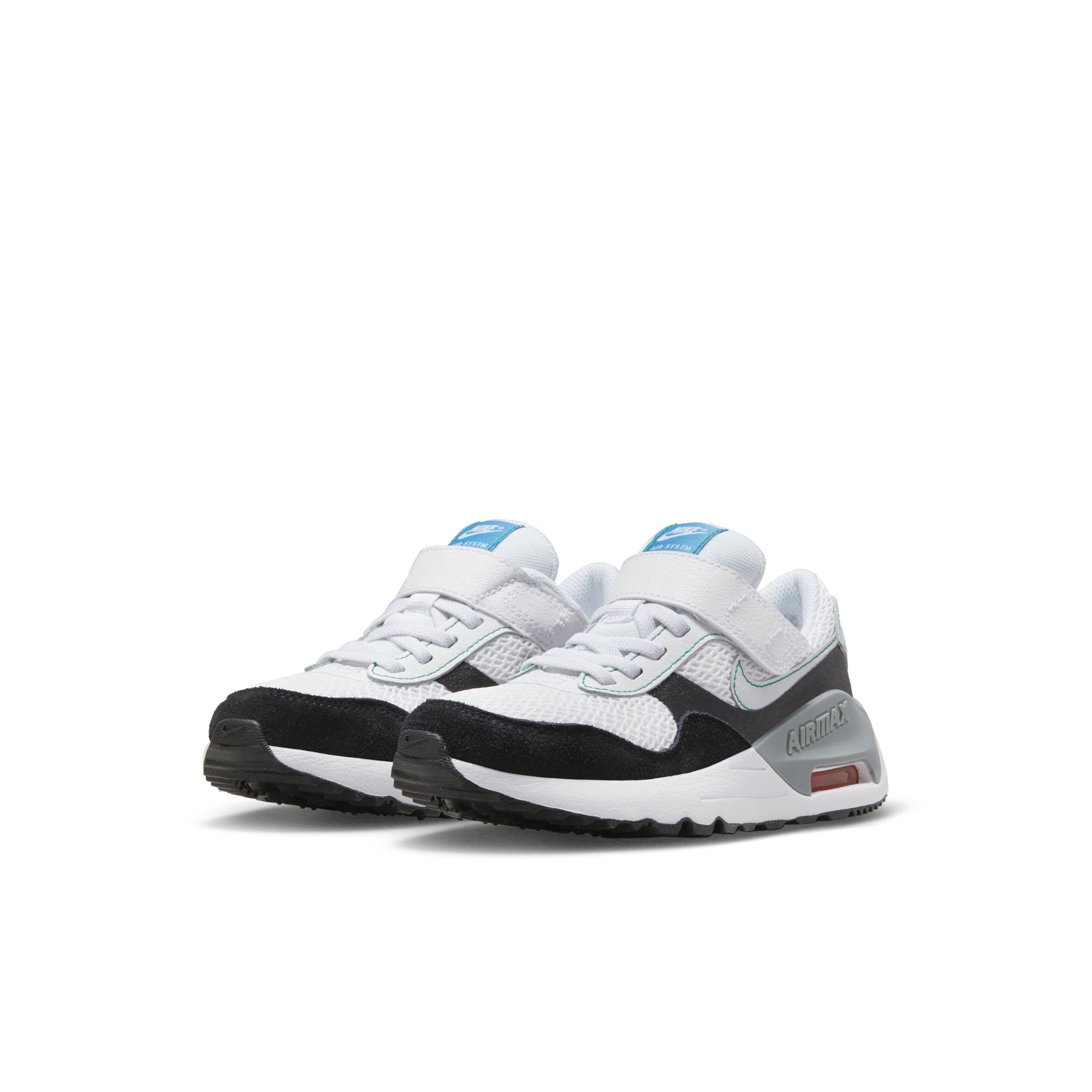 Nike Air Max SYSTM Preschool Boys' "White/Black/Cool Grey/Pure Platinum" Shoe