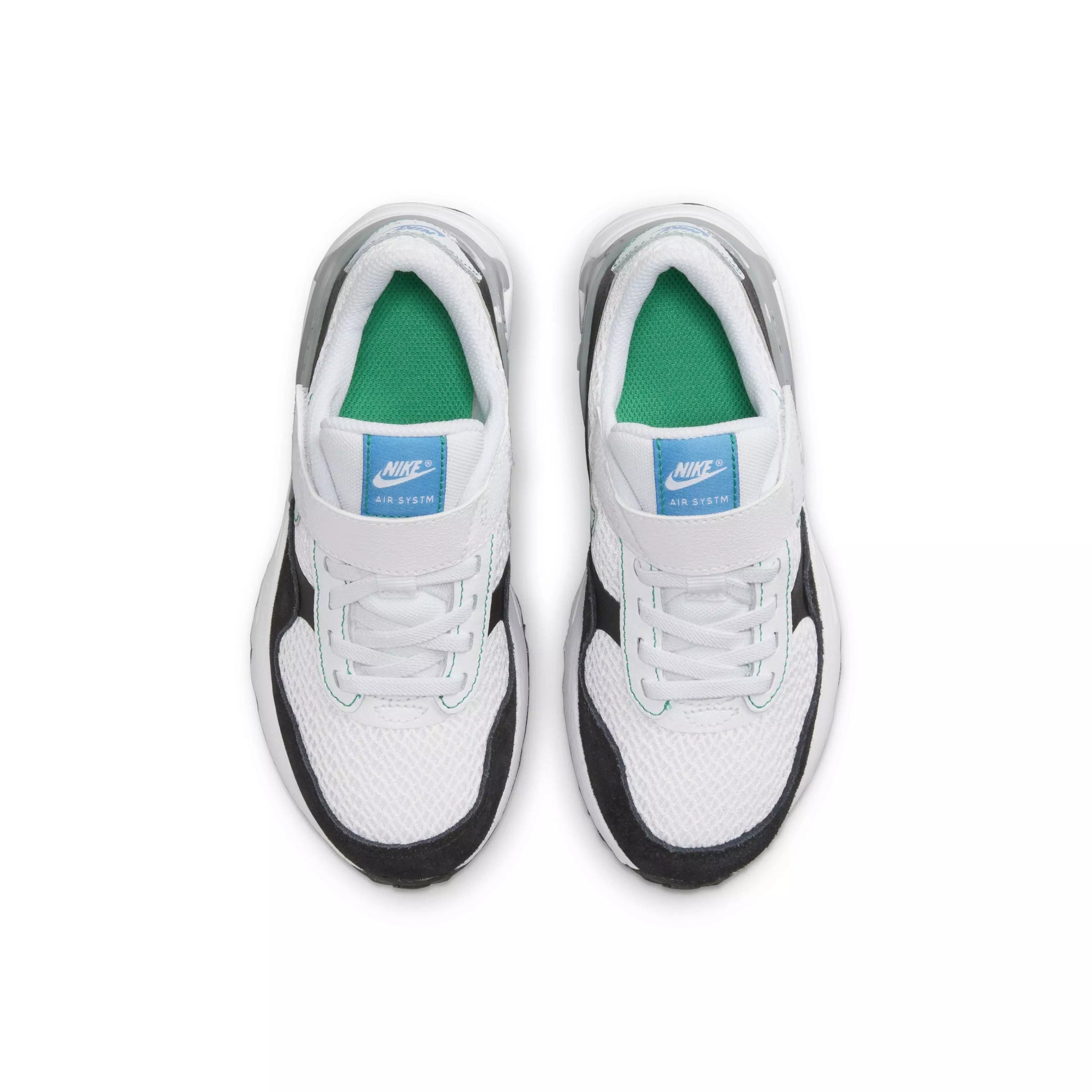 Nike Air Max SYSTM "White/Black/Cool Grey/Pure Platinum" Preschool Boys' Shoe - WHITE/BLACK/GREY/PLATINUM