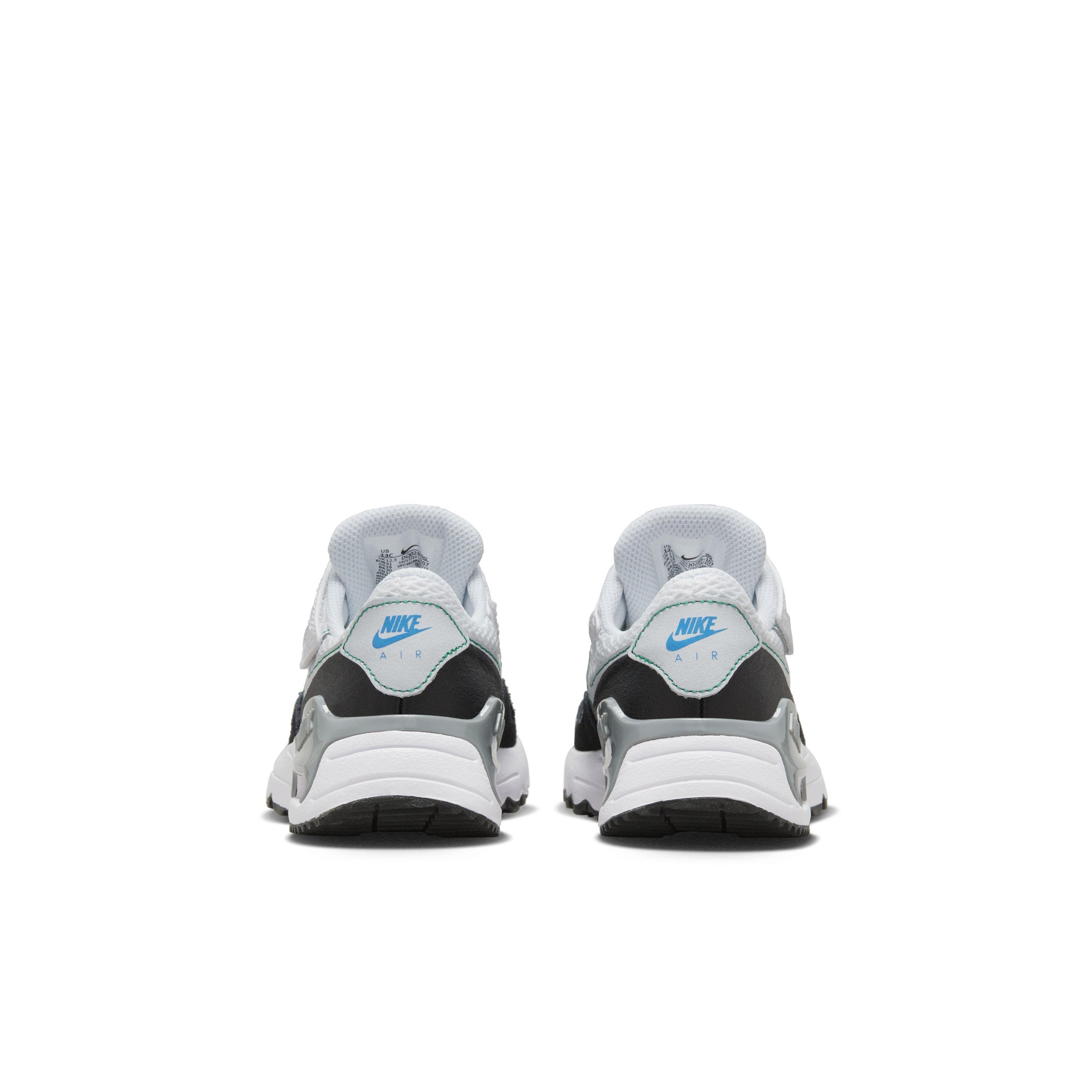 Nike Air Max SYSTM Preschool Boys' "White/Black/Cool Grey/Pure Platinum" Shoe