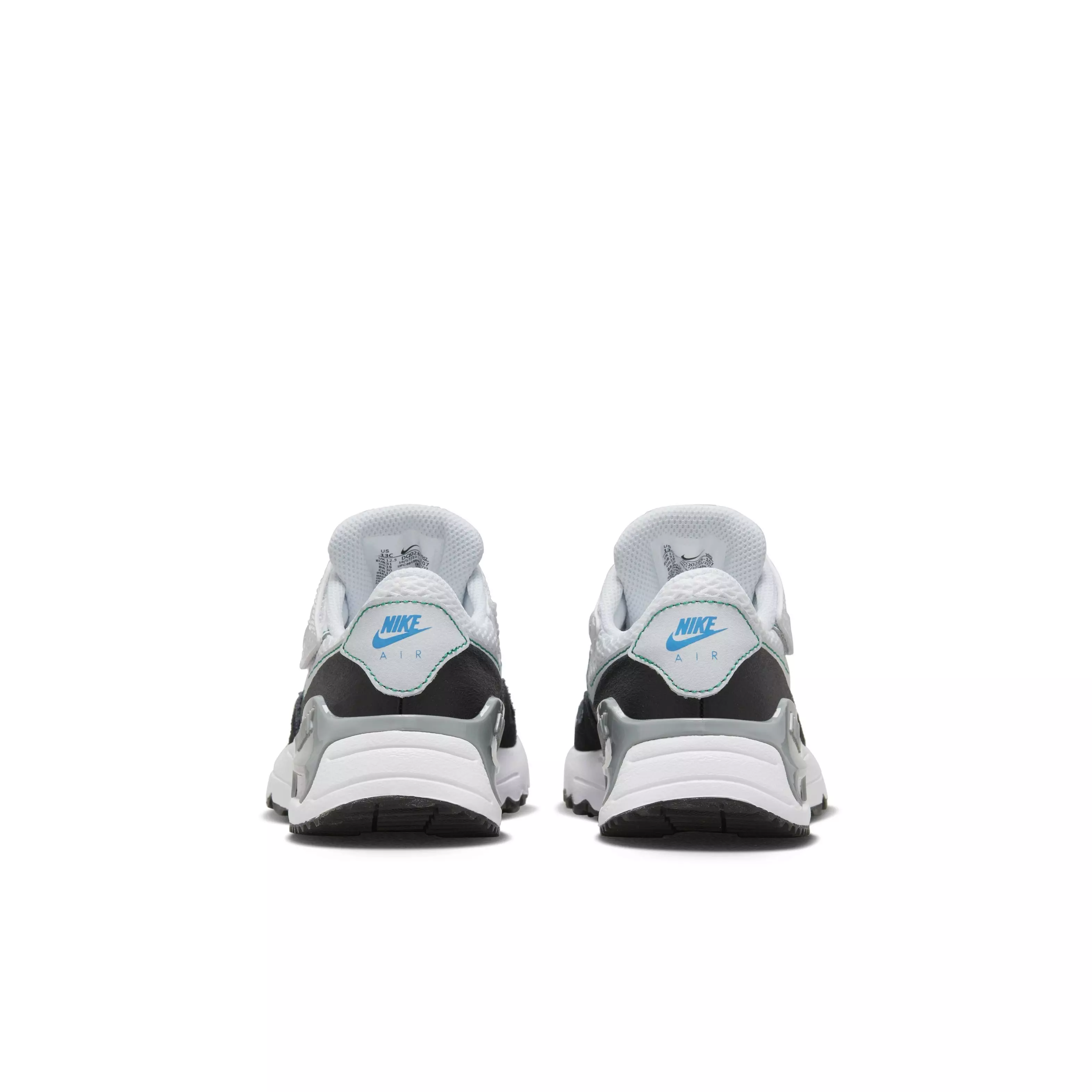 Nike Air Max SYSTM "White/Black/Cool Grey/Pure Platinum" Preschool Boys' Shoe - WHITE/BLACK/GREY/PLATINUM