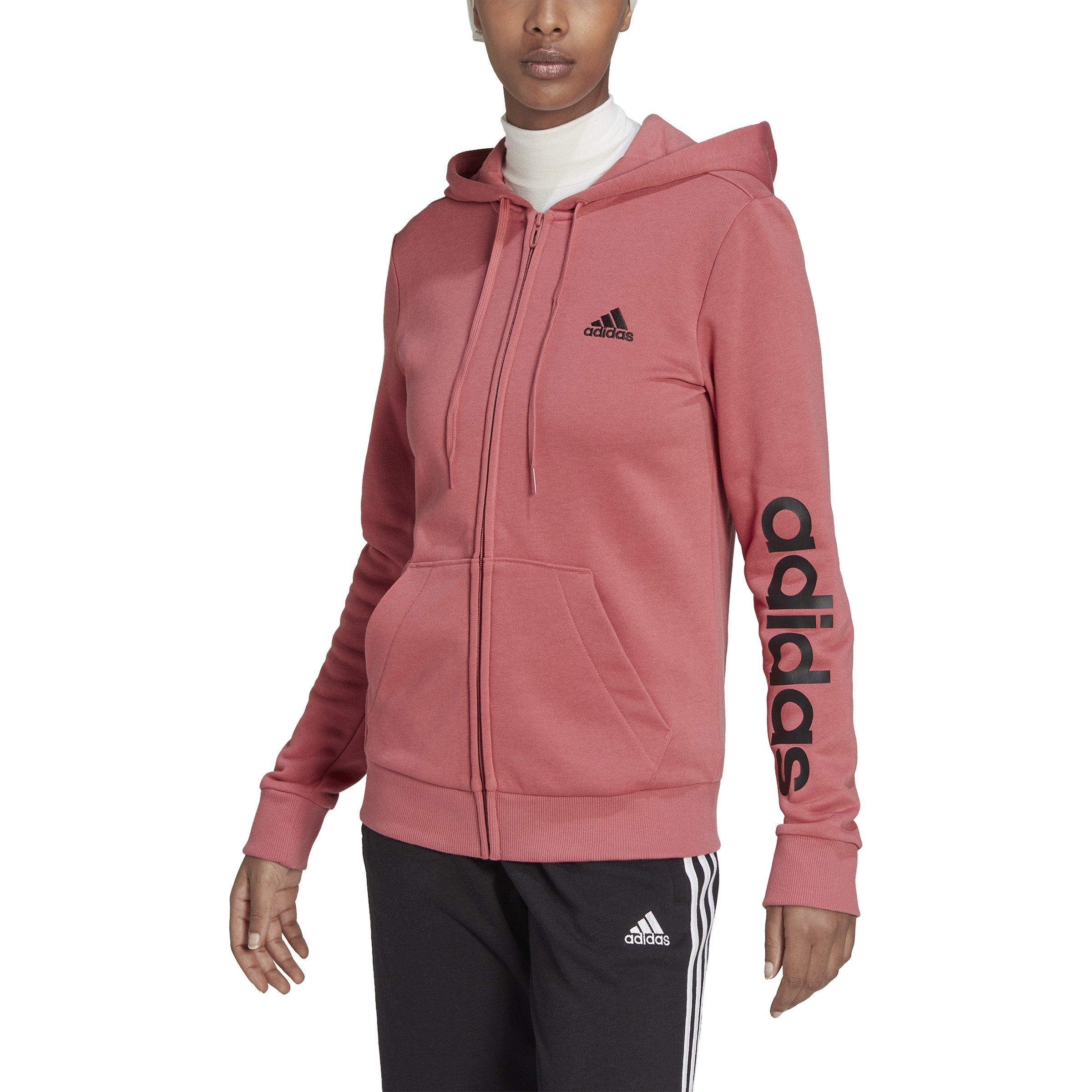 Adidas womens best sale hoodie pink