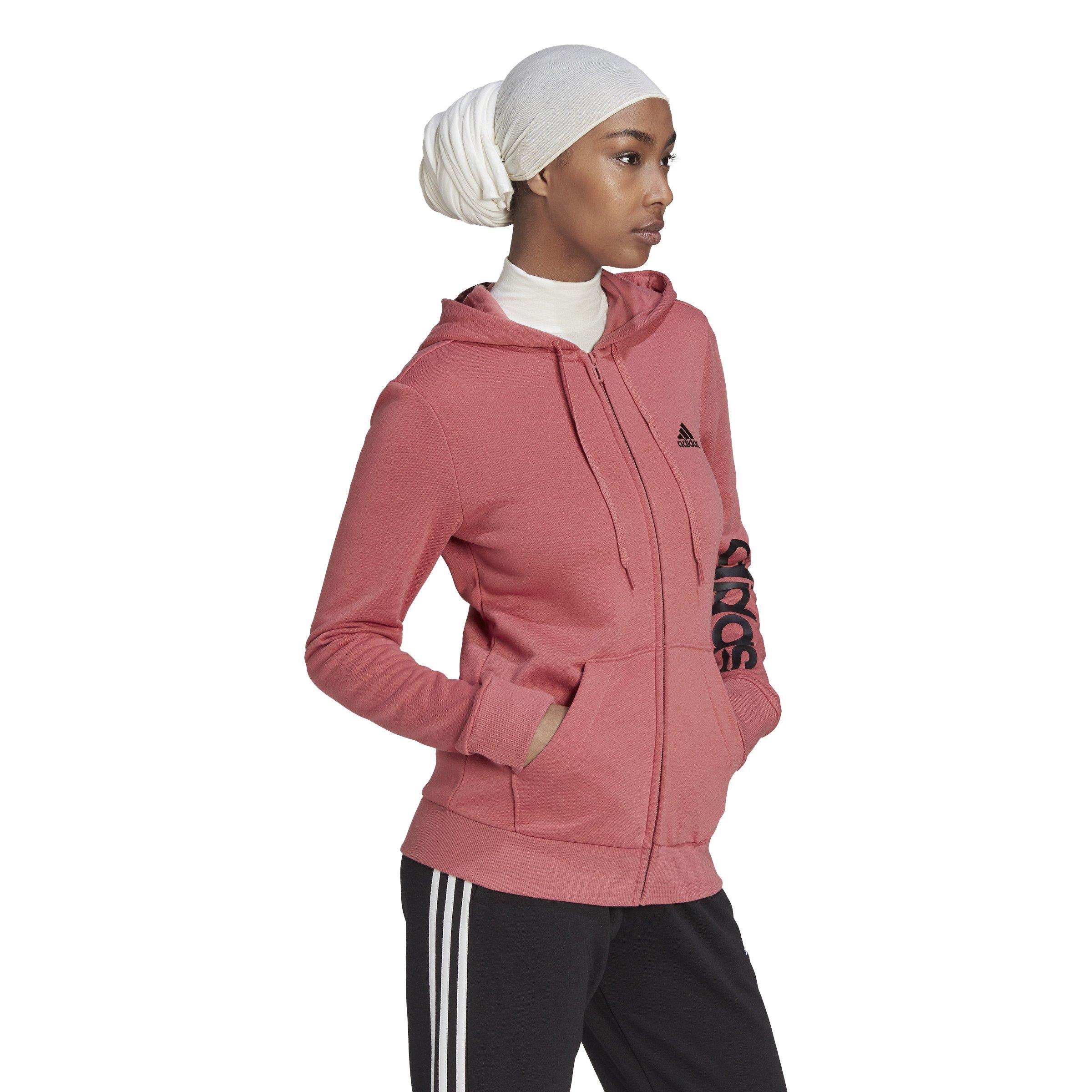 Womens adidas best sale hoodie pink