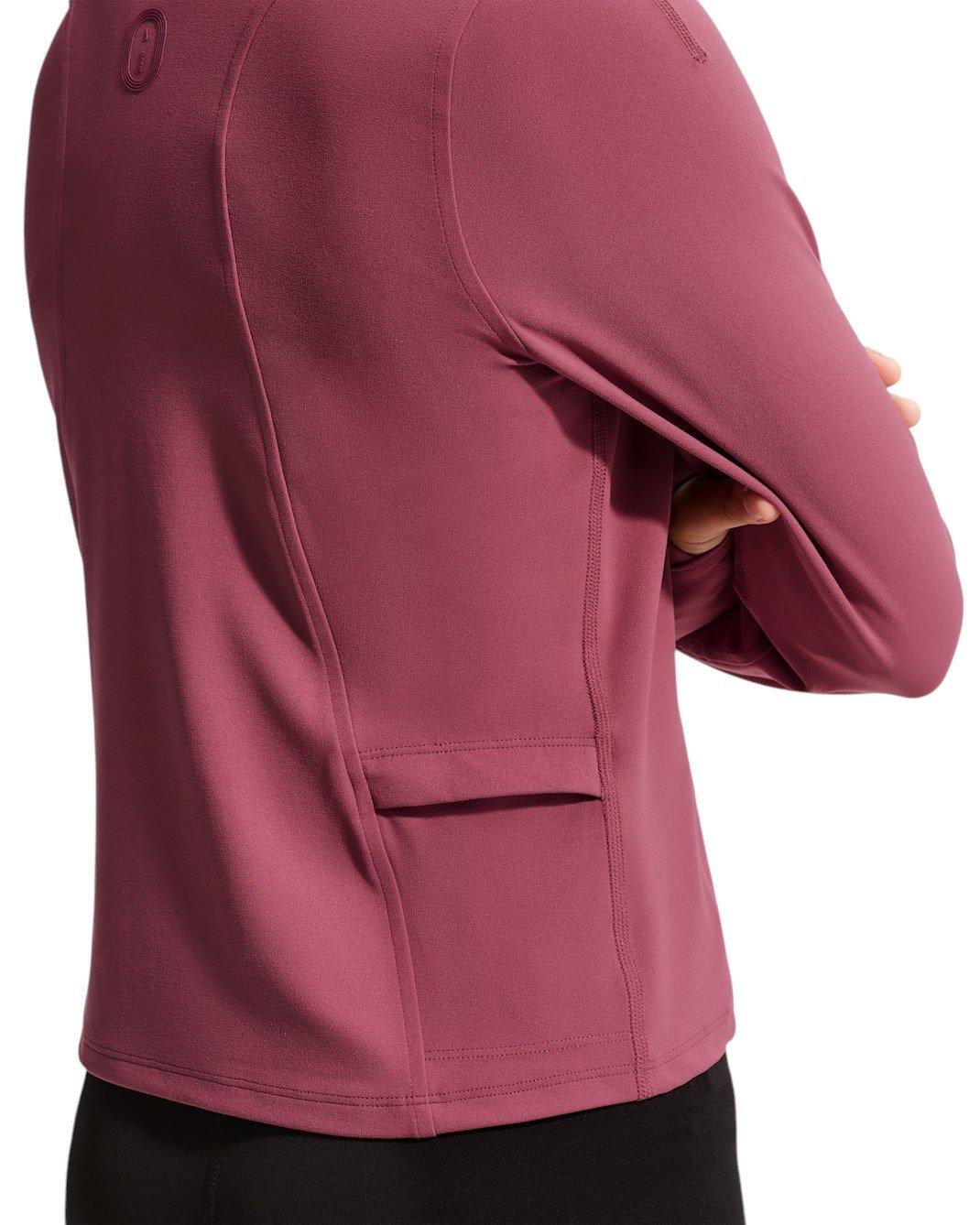 Nike MAVN Dri-FIT Full-Zip Long-Sleeve Big Girls' Pink Smoke Top