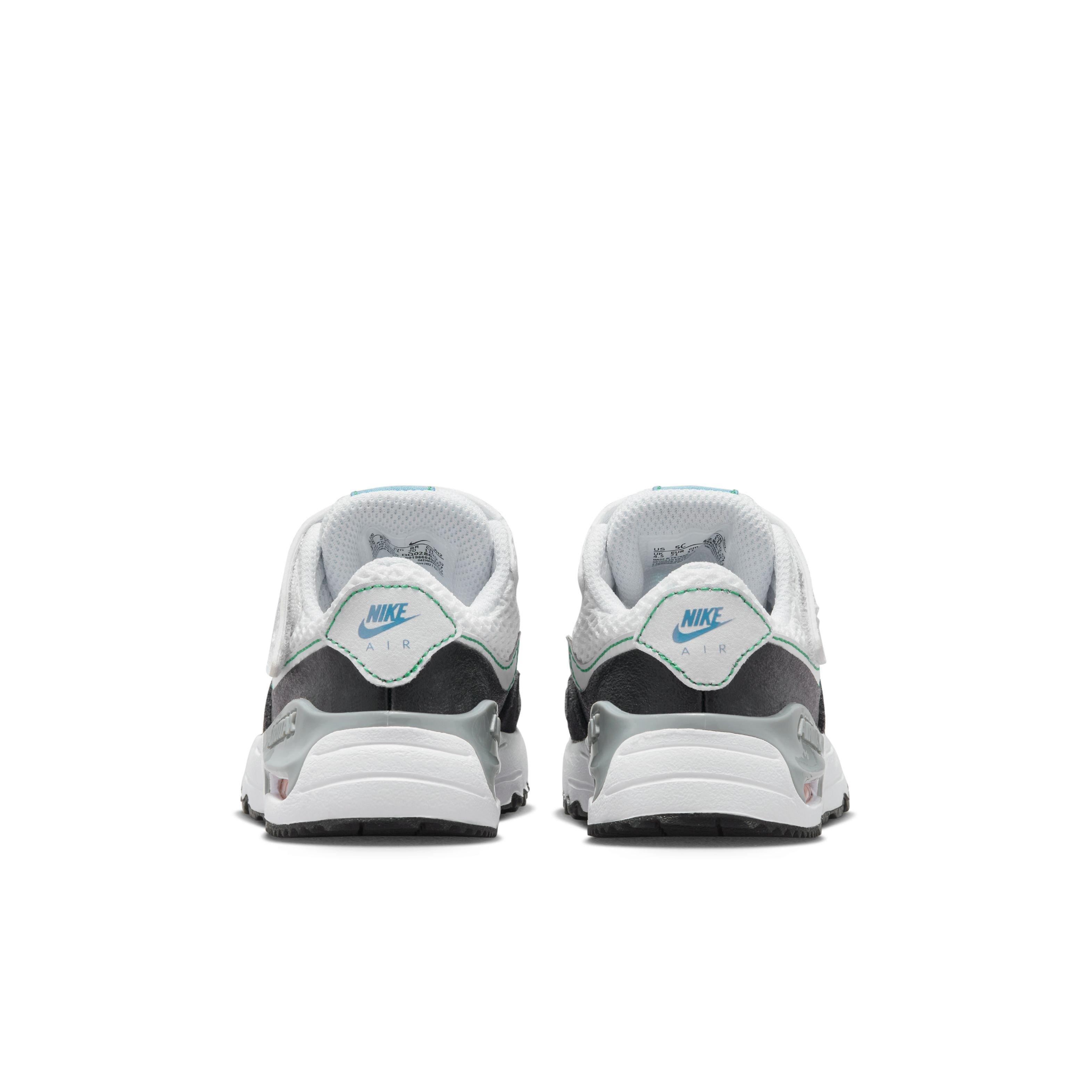 Nike Air Max SYSTM Infant Boys' "White/Black/Cool Grey/Pure Platinum" Shoe