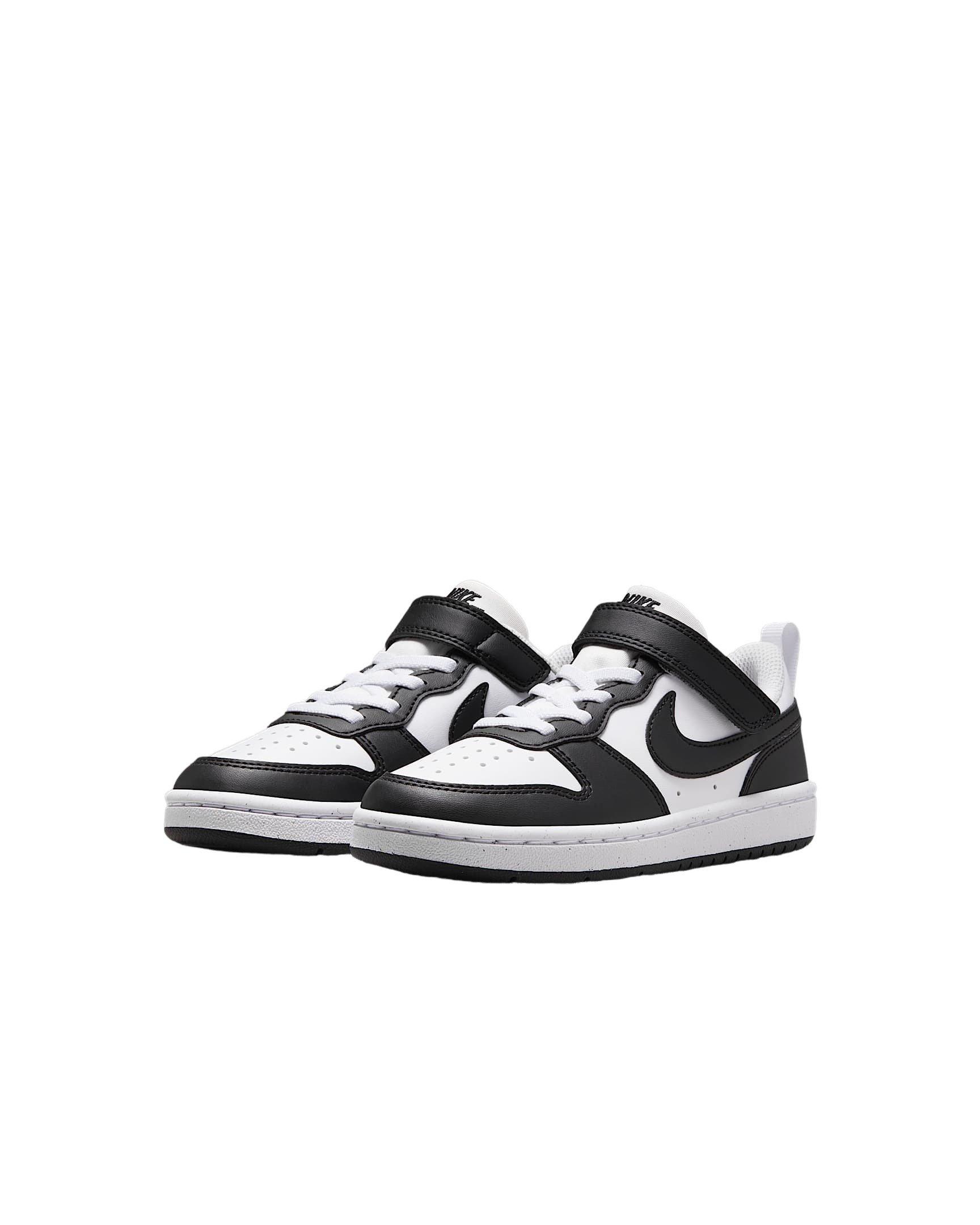 Nike Court Borough Low Preschool Boys' "White/Black" Shoe