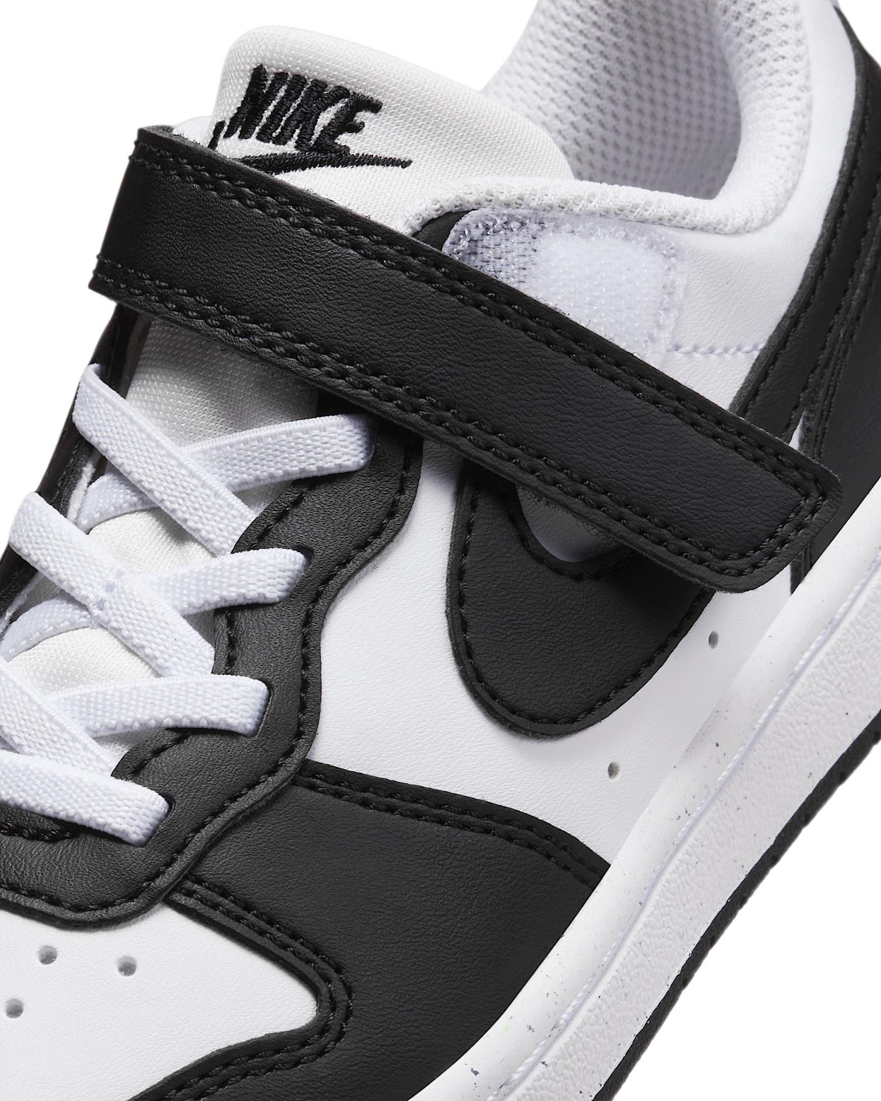 Nike Court Borough Low Recraft Preschool Boys' "White/Black" Shoe