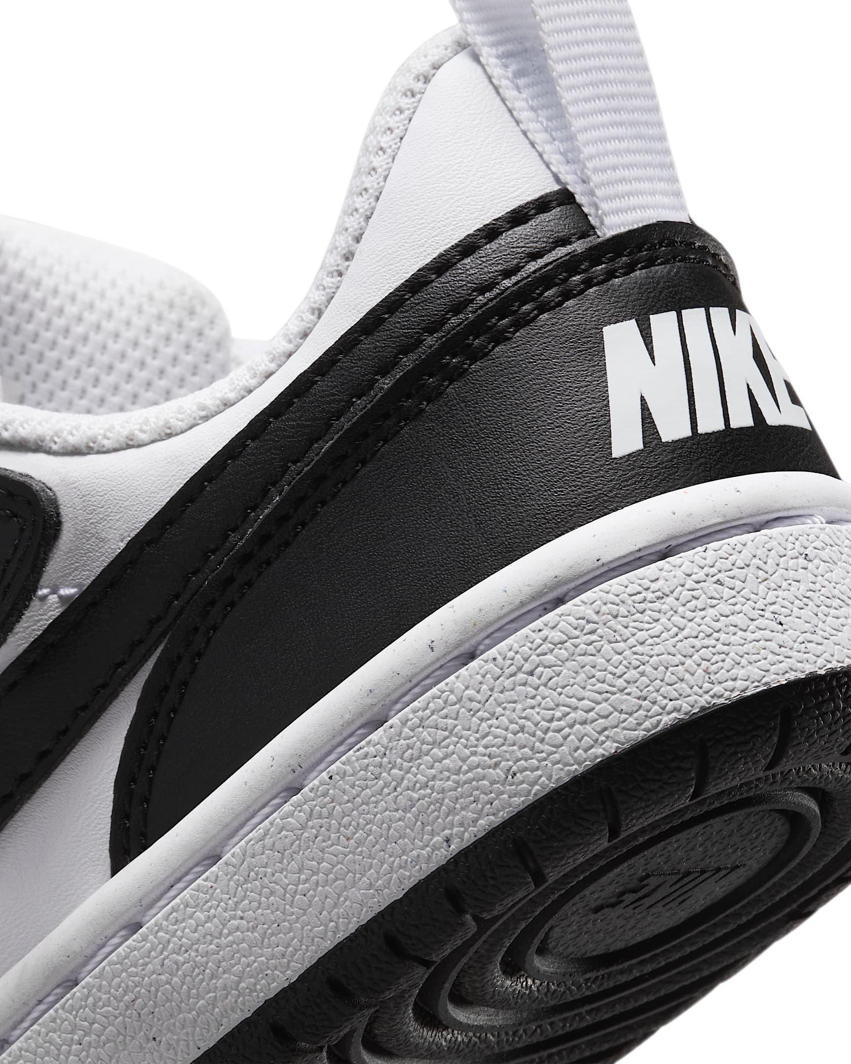 Nike Court Borough Low Recraft Preschool Boys' "White/Black" Shoe