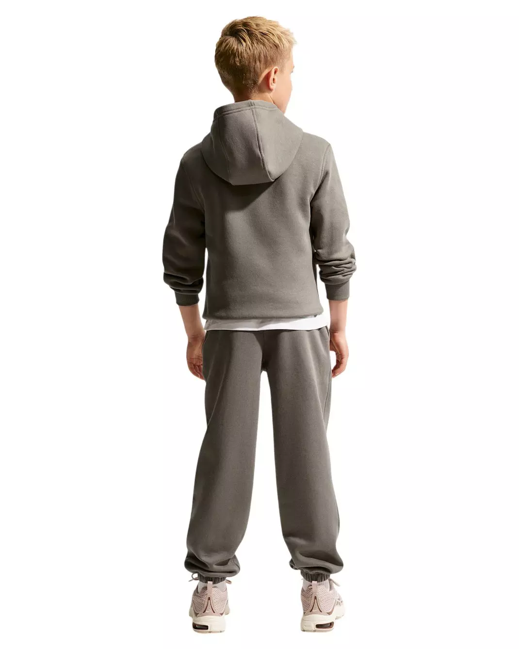 Nike Big Kids' Sportswear Club Fleece Loose Sweatpants - Grey - GREY