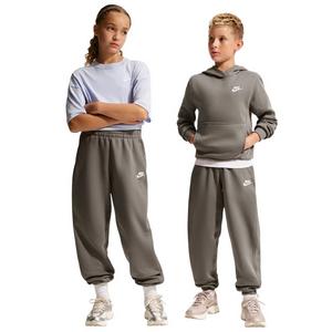 Nike Big Kids' Sportswear Club Fleece Loose Sweatpants - Grey