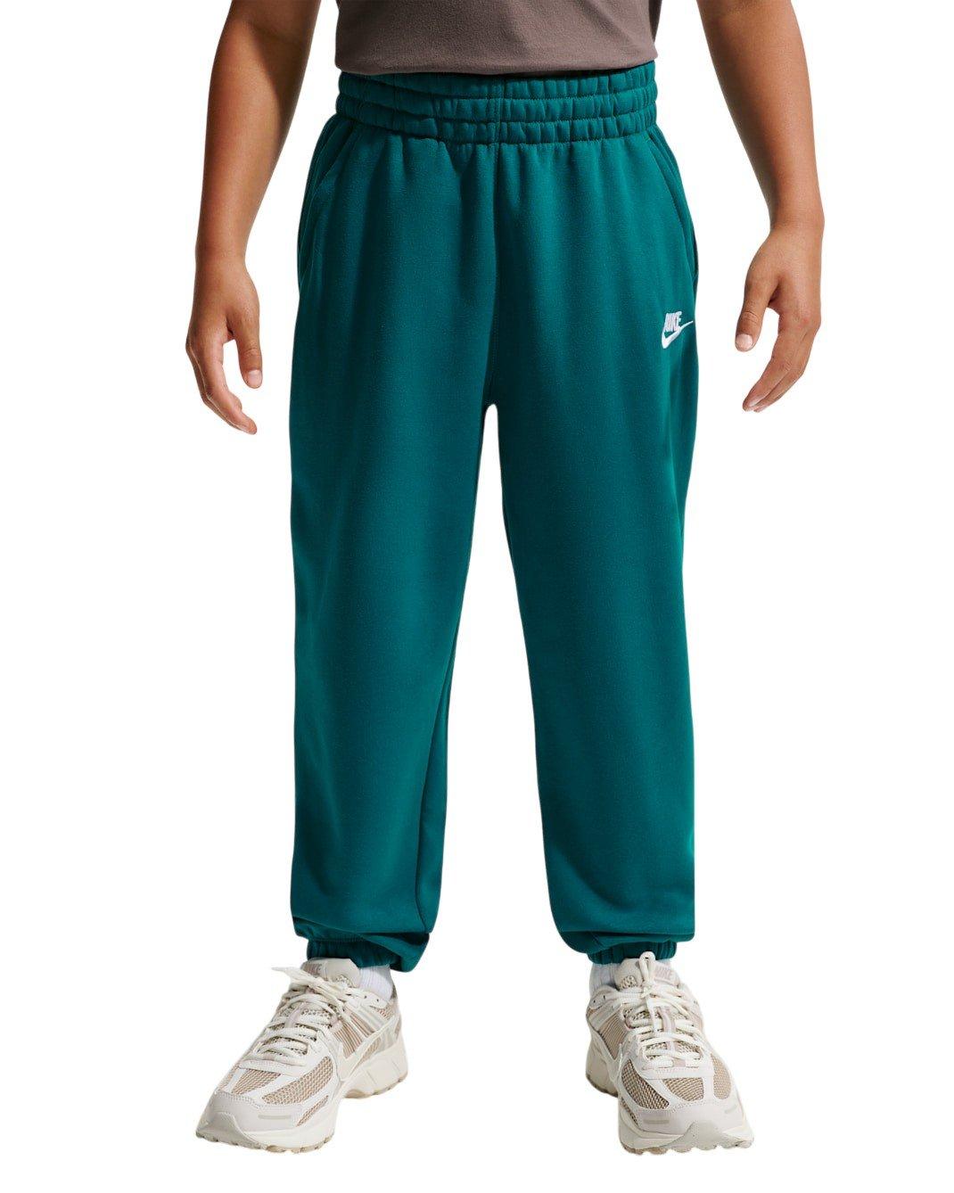 Nike Big Kids' Sportswear Club Fleece Loose Sweatpants - Teal - TEAL Thumbnail View 3