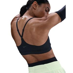 Nike Women's Indy Light Support Padded Floral Sports Bra-Black