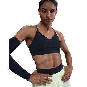 Nike Women's Indy Light Support Padded Floral Sports Bra-Black