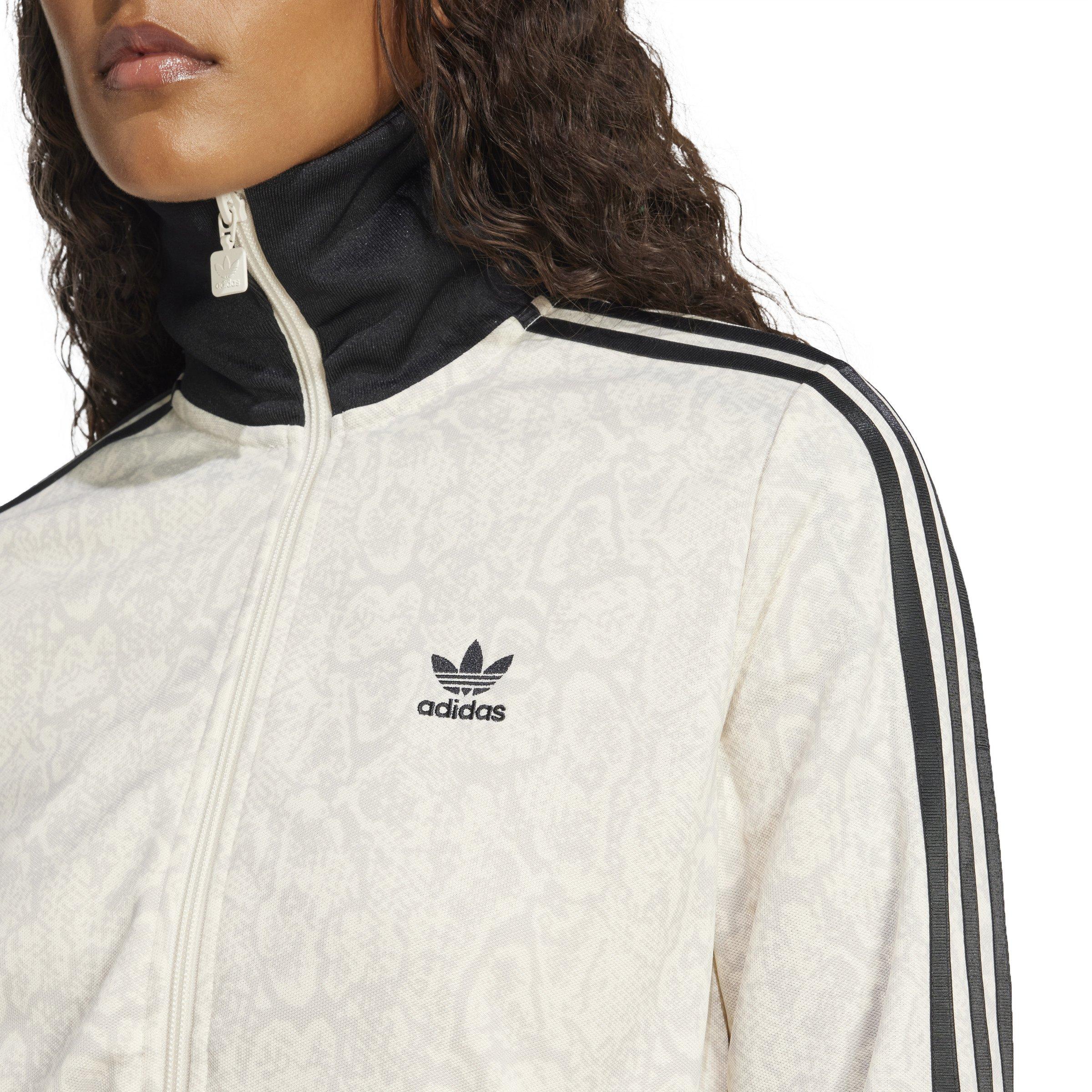 adidas Originals Women's Snake Firebird Track Top -White