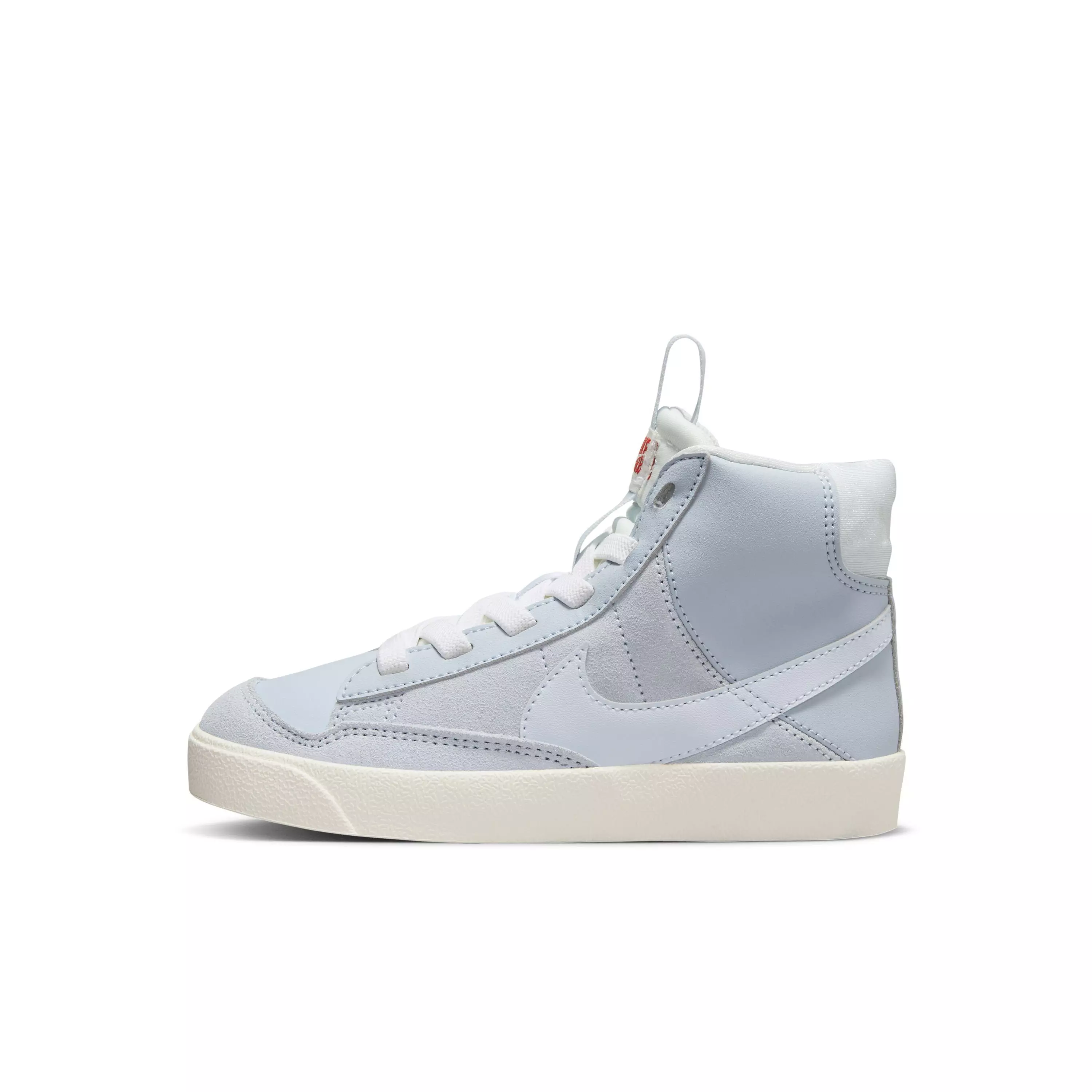 Nike Blazer Mid '77 SE D "Blue Whisper/Sail/Black/Football Grey" Preschool Girls' Shoe - BLUE/SAIL/BLACK/GREY