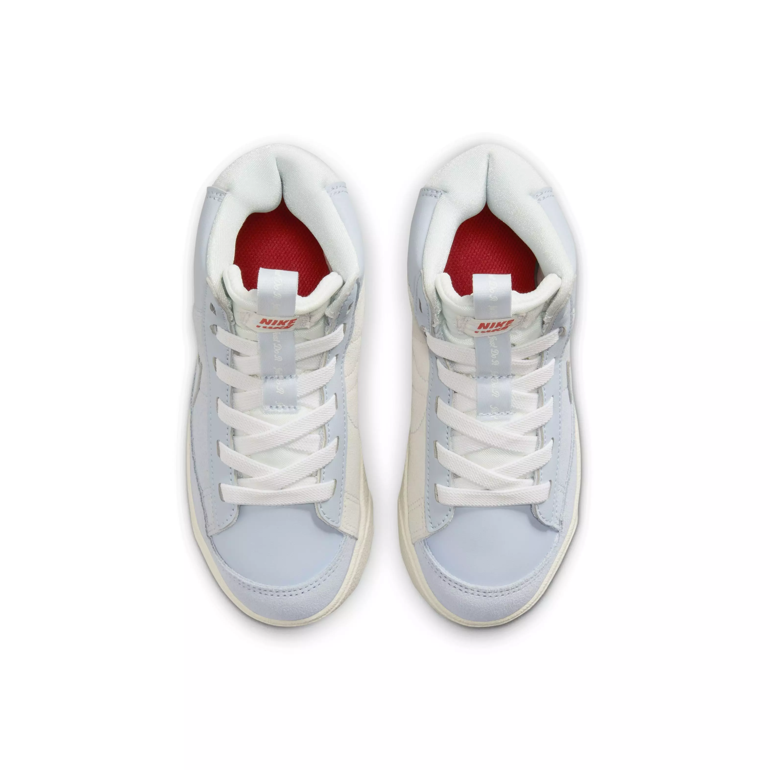 Nike Blazer Mid '77 SE D "Blue Whisper/Sail/Black/Football Grey" Preschool Girls' Shoe - BLUE/SAIL/BLACK/GREY