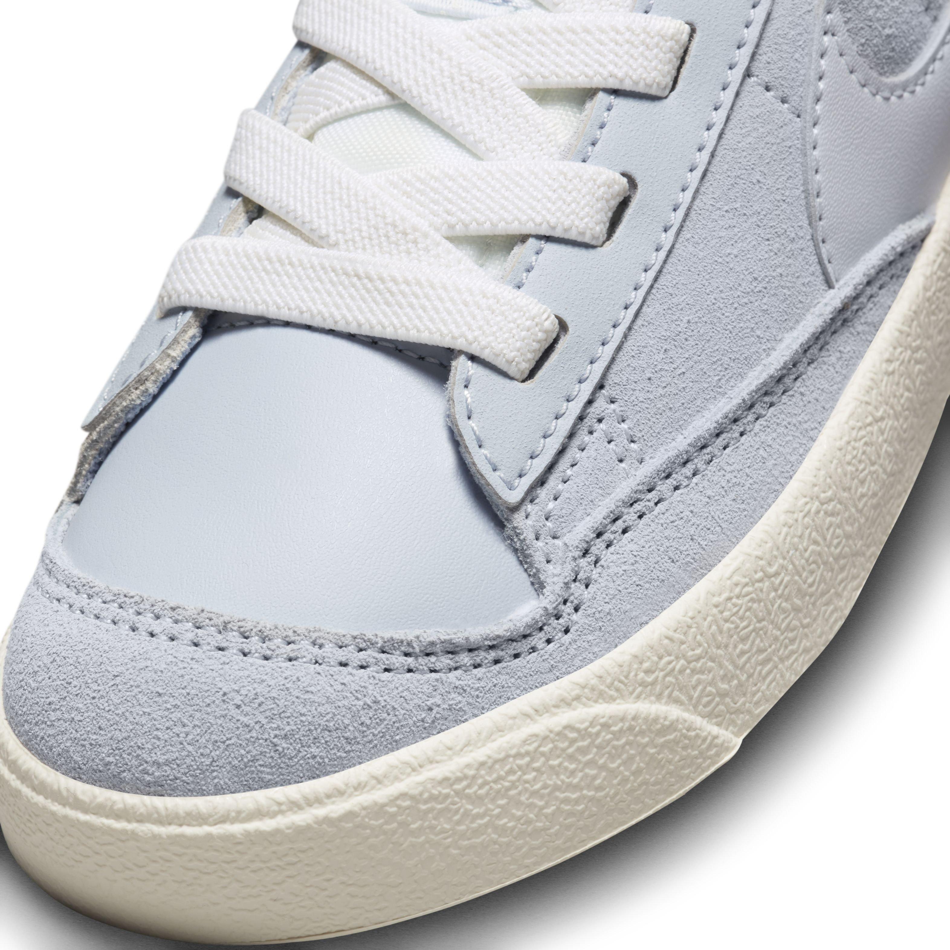 Nike Blazer Mid '77 SE D "Blue Whisper/Sail/Black/Football Grey" Preschool Girls' Shoe - BLUE/SAIL/BLACK/GREY Thumbnail View 7