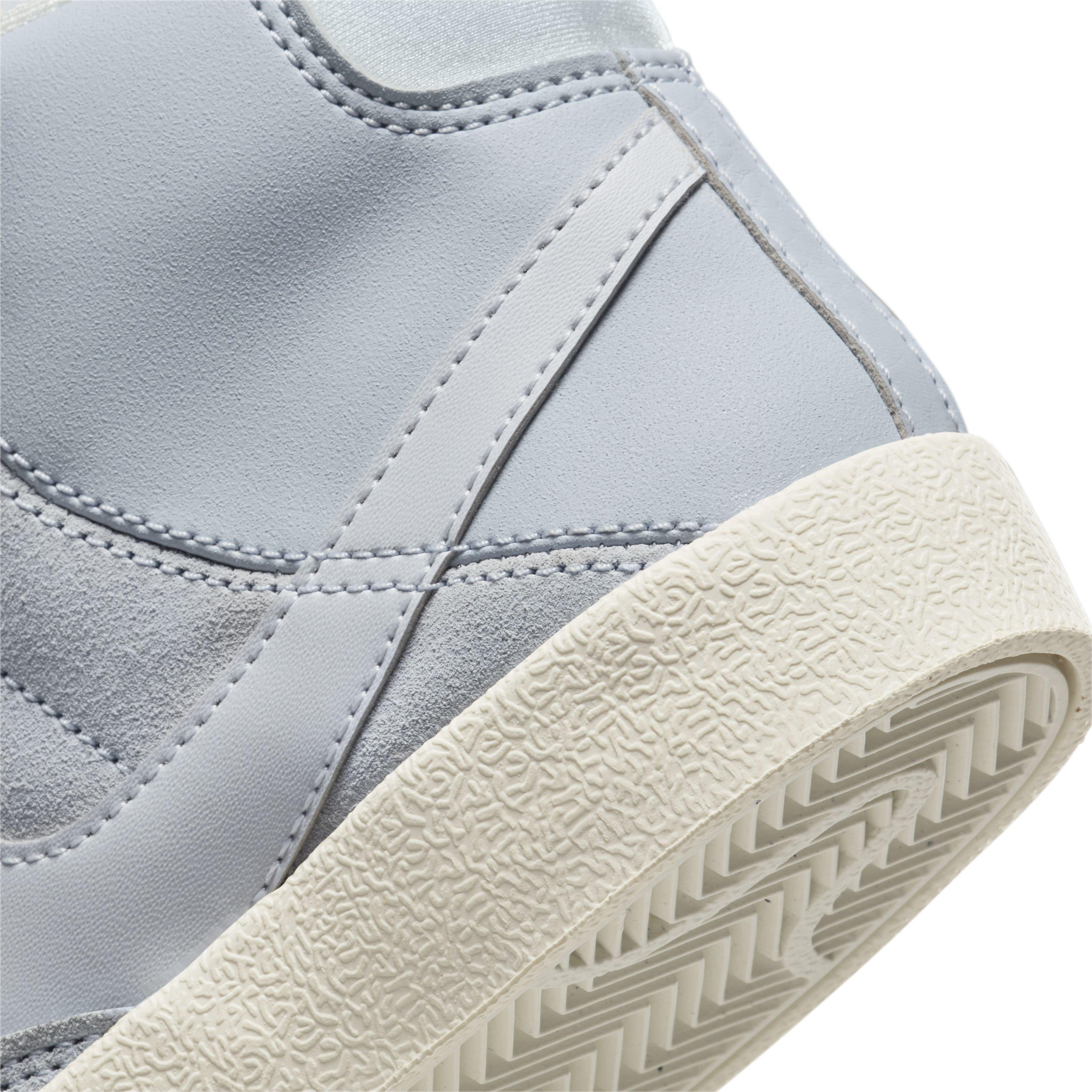 Nike Blazer Mid '77 SE D "Blue Whisper/Sail/Black/Football Grey" Preschool Girls' Shoe - BLUE/SAIL/BLACK/GREY Thumbnail View 8