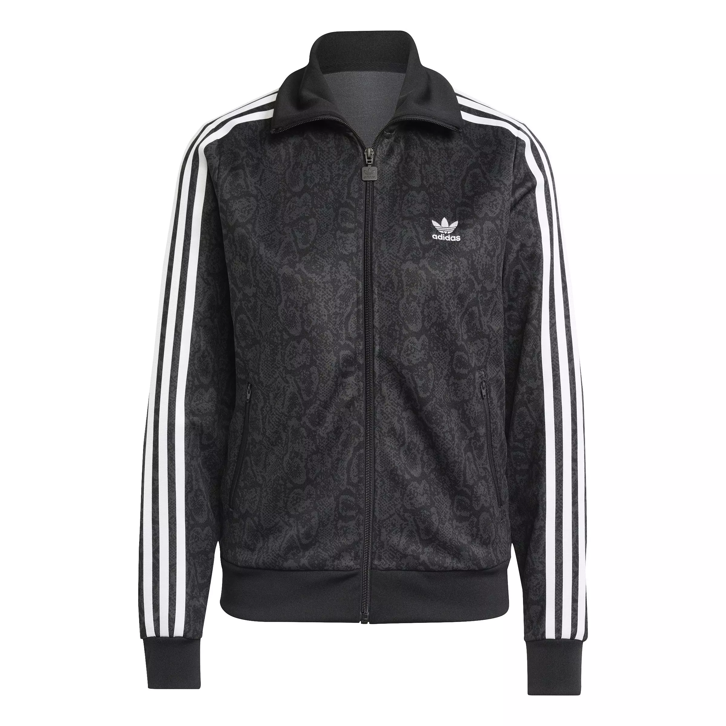 adidas Originals Women's Snake Firebird Track Top -Black - BLACK