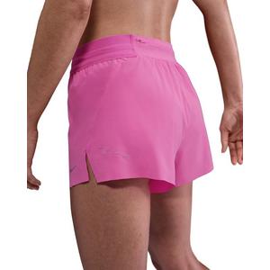 Nike Women's Swift Dri-FIT Mid-Rise 2.5" Brief-Lined Running Shorts-Pink