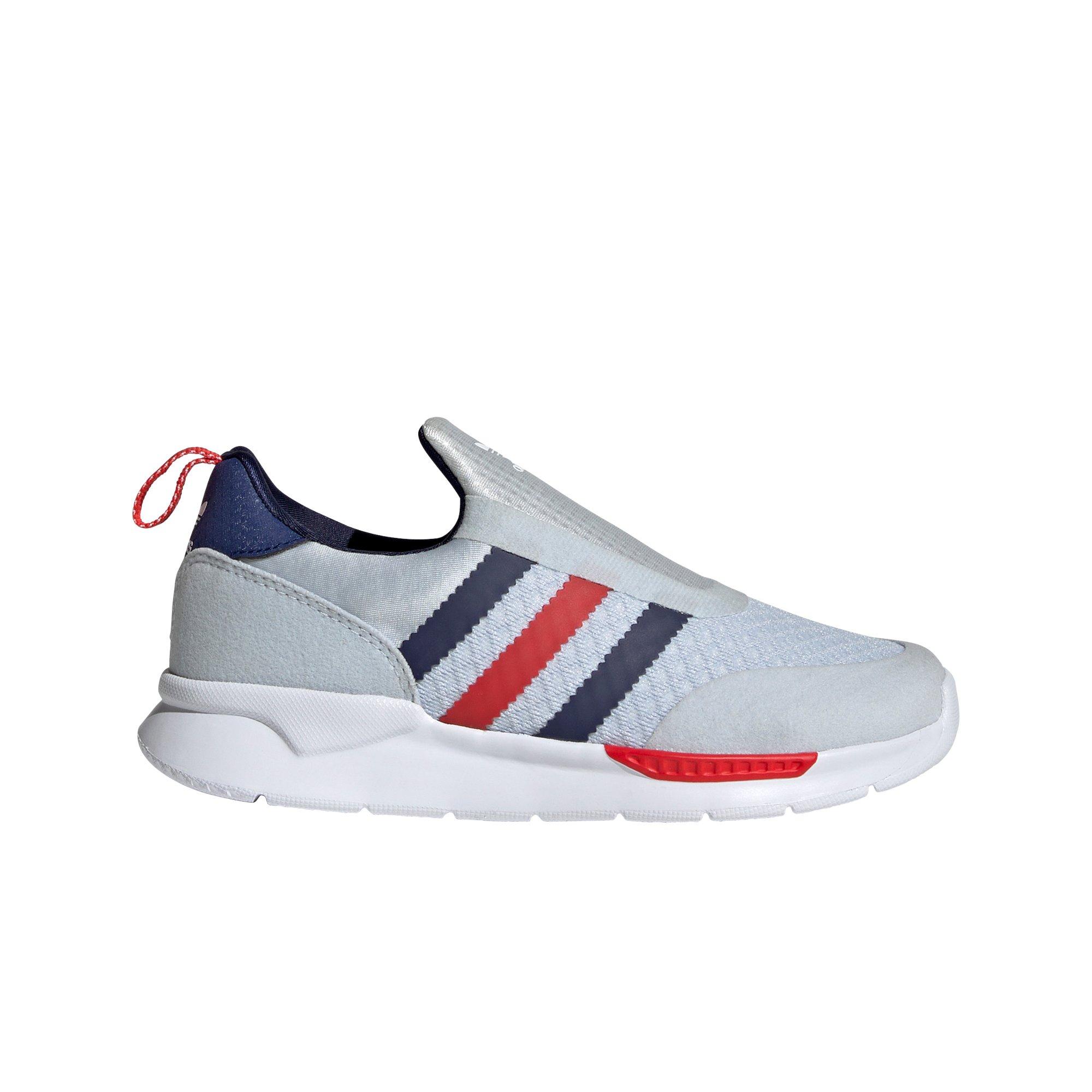 adidas Originals ZX 360 Grey Blue Red Preschool Boys Shoe