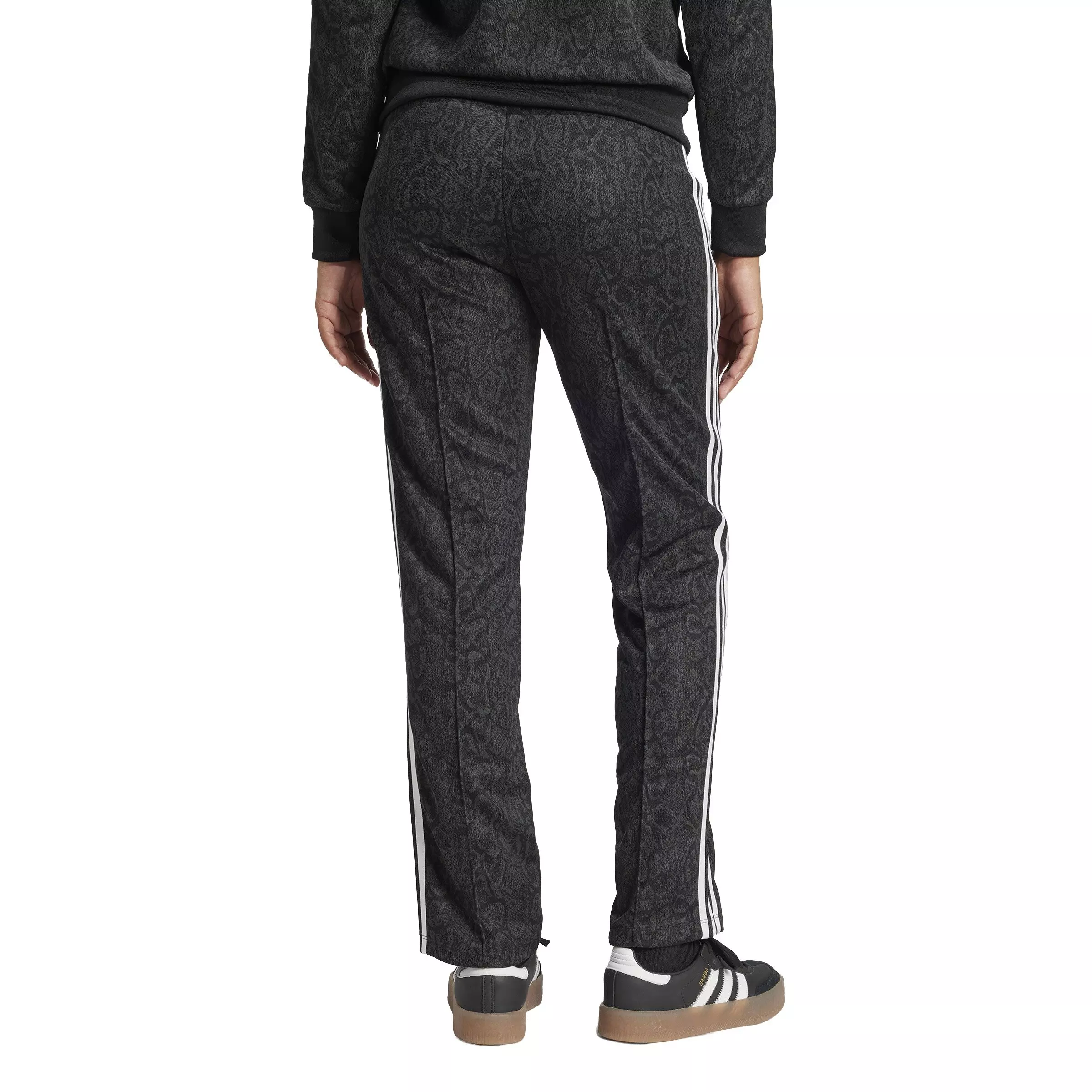 adidas Originals Women's Snake Firebird Track Pants -Black - BLACK