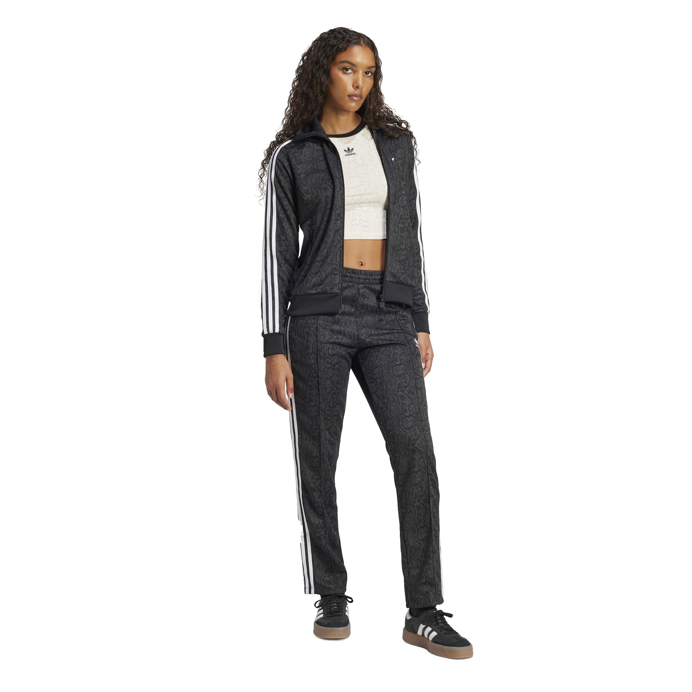 adidas Originals Women's Snake Firebird Track Pants - Black - BLACK Thumbnail View 5