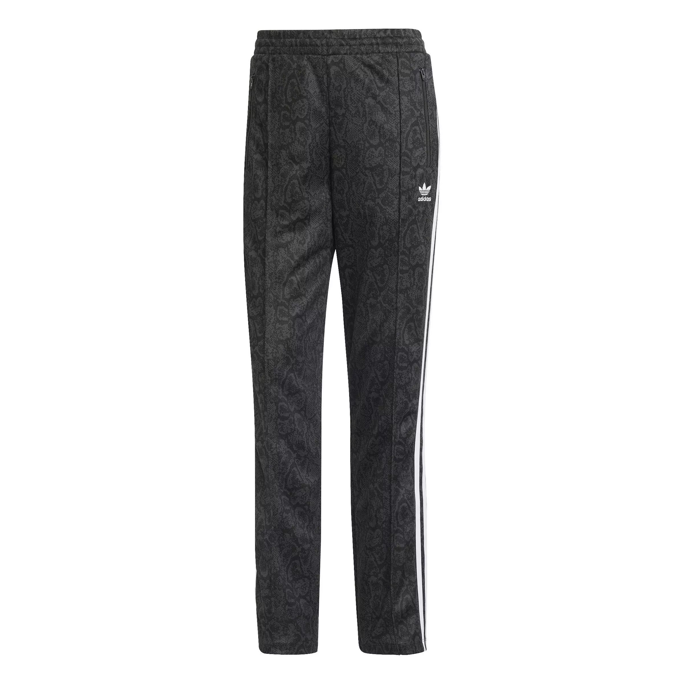 adidas Originals Women's Snake Firebird Track Pants -Black - BLACK