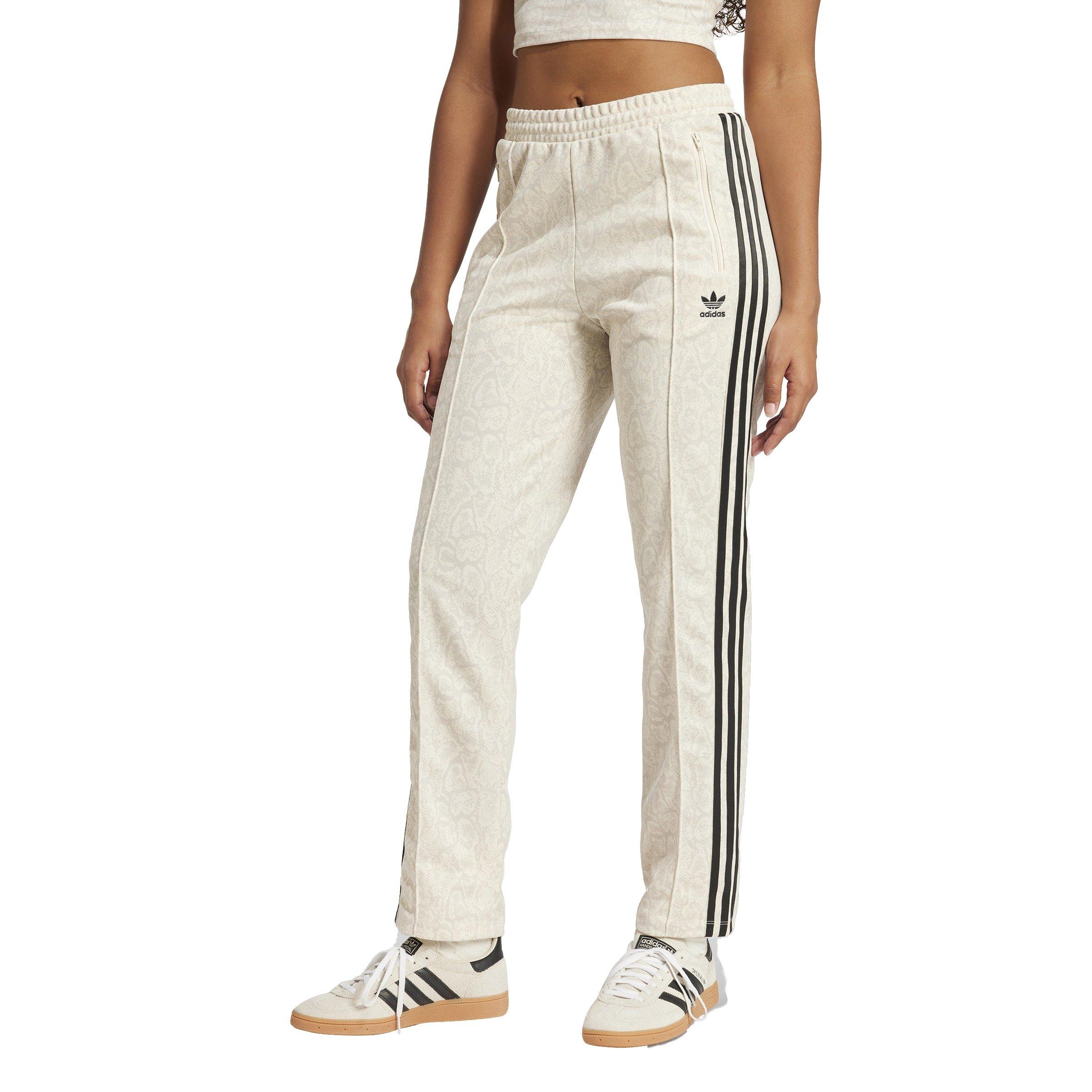 adidas Originals Women's Snake Firebird Track Pants -White - WHITE