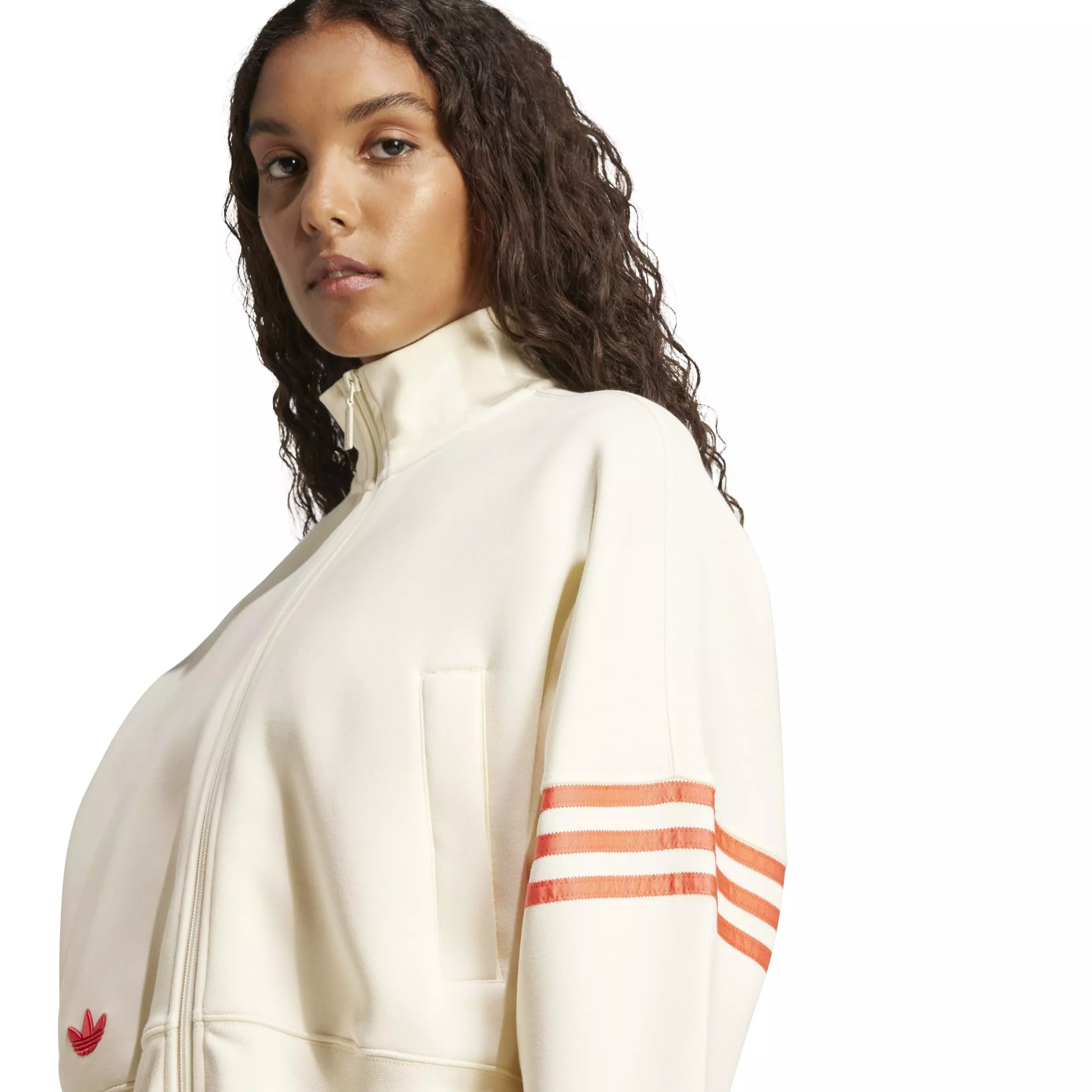 adidas Originals Women's Neuclassics Track Top -Beige - BEIGE