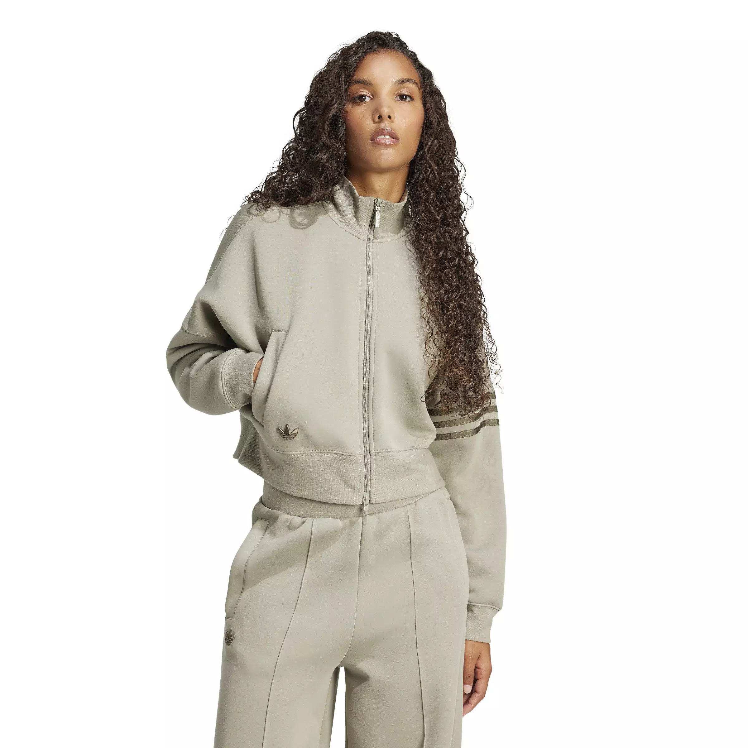 adidas Originals Women's Neuclassics Track Top - Green - GREEN
