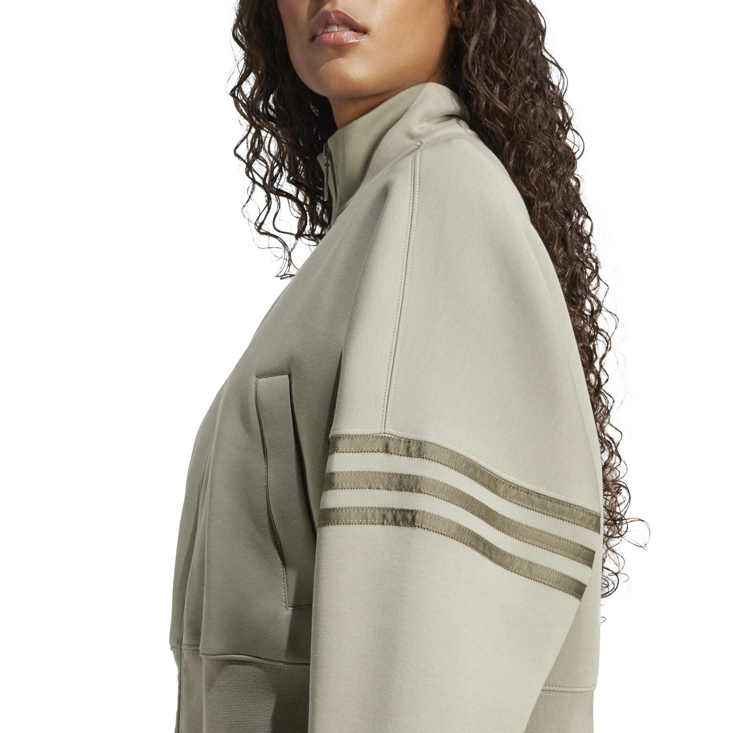 adidas Originals Women's Neuclassics Track Top - Green - GREEN Thumbnail View 3