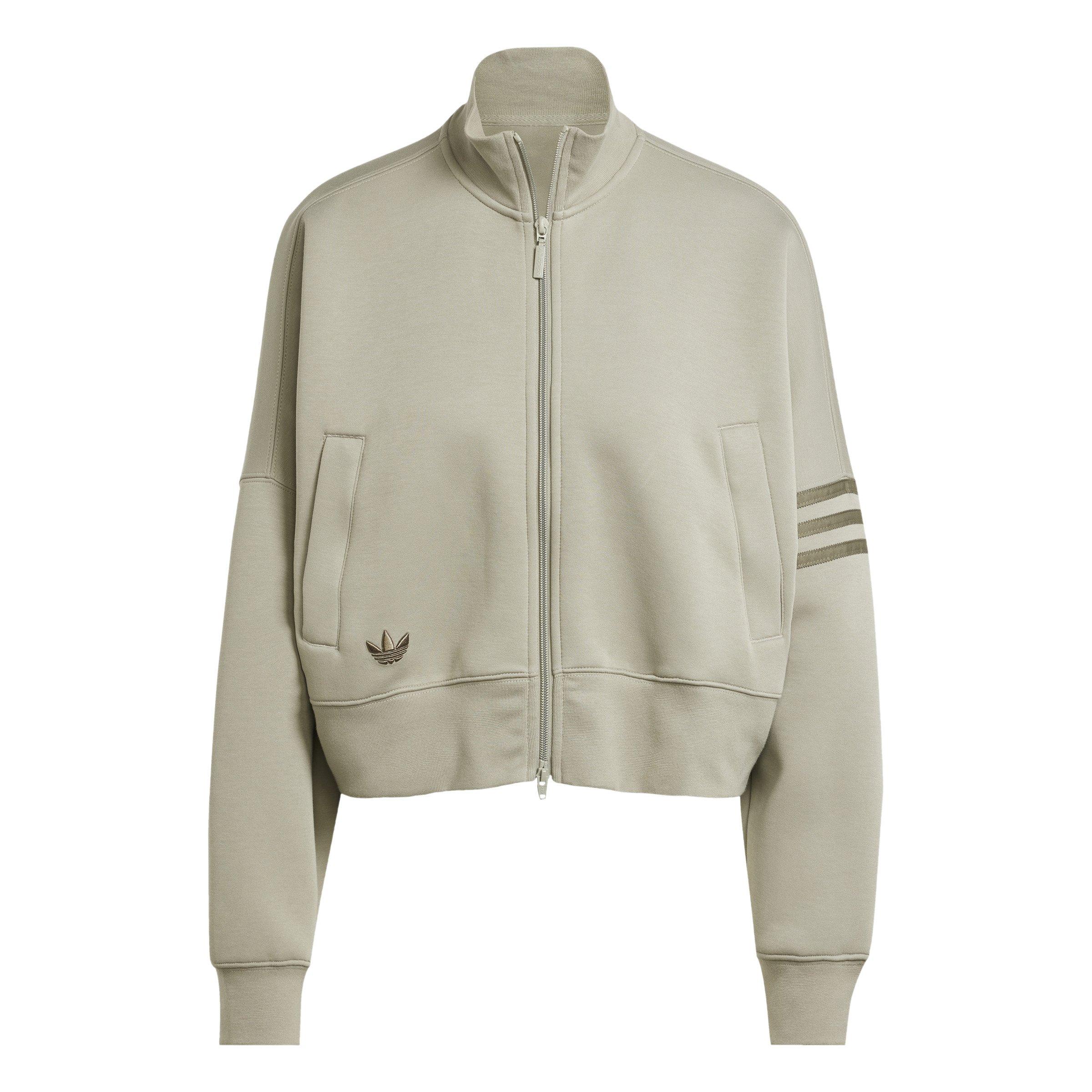 adidas Originals Women's Neuclassics Track Top - Green - GREEN Thumbnail View 6