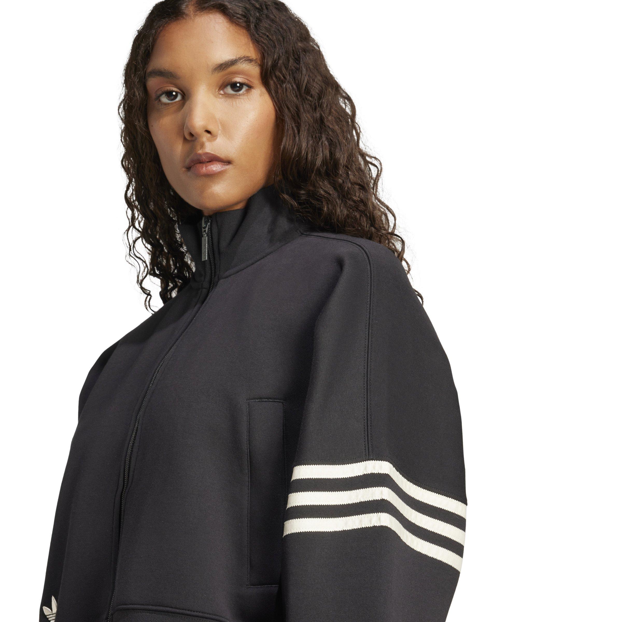 adidas Originals Women's Neuclassics Track Top - Black - BLACK Thumbnail View 3
