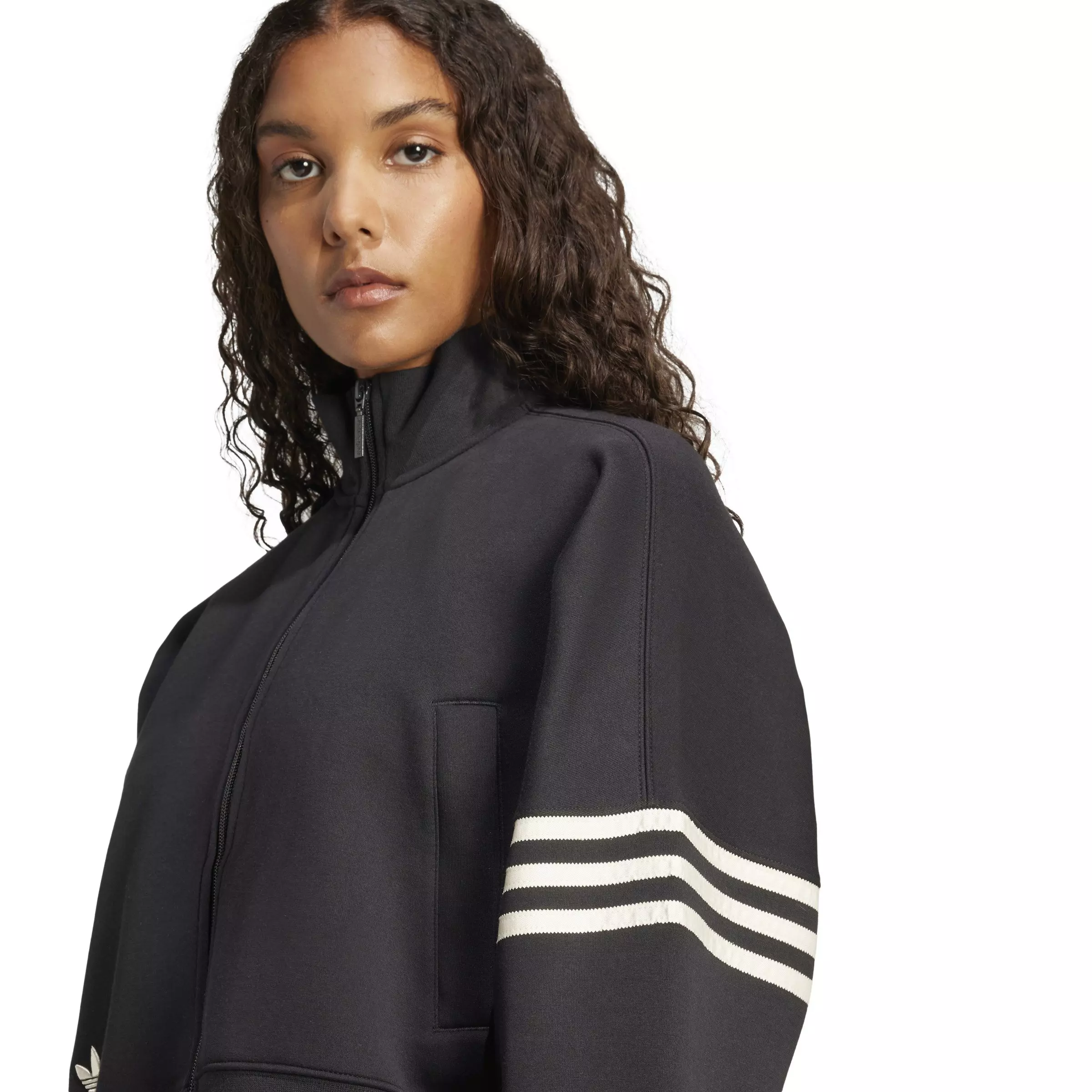 adidas Originals Women's Neuclassics Track Top - Black - BLACK