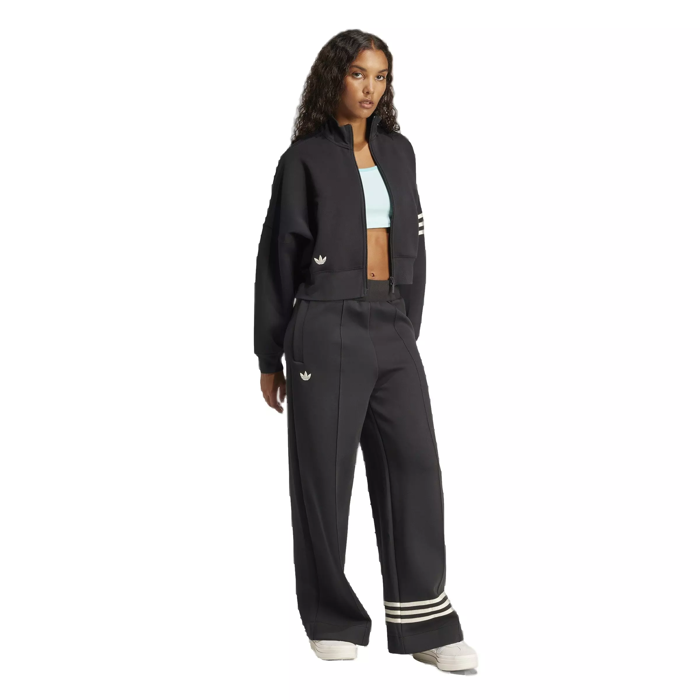 adidas Originals Women's Neuclassics Track Top - Black - BLACK