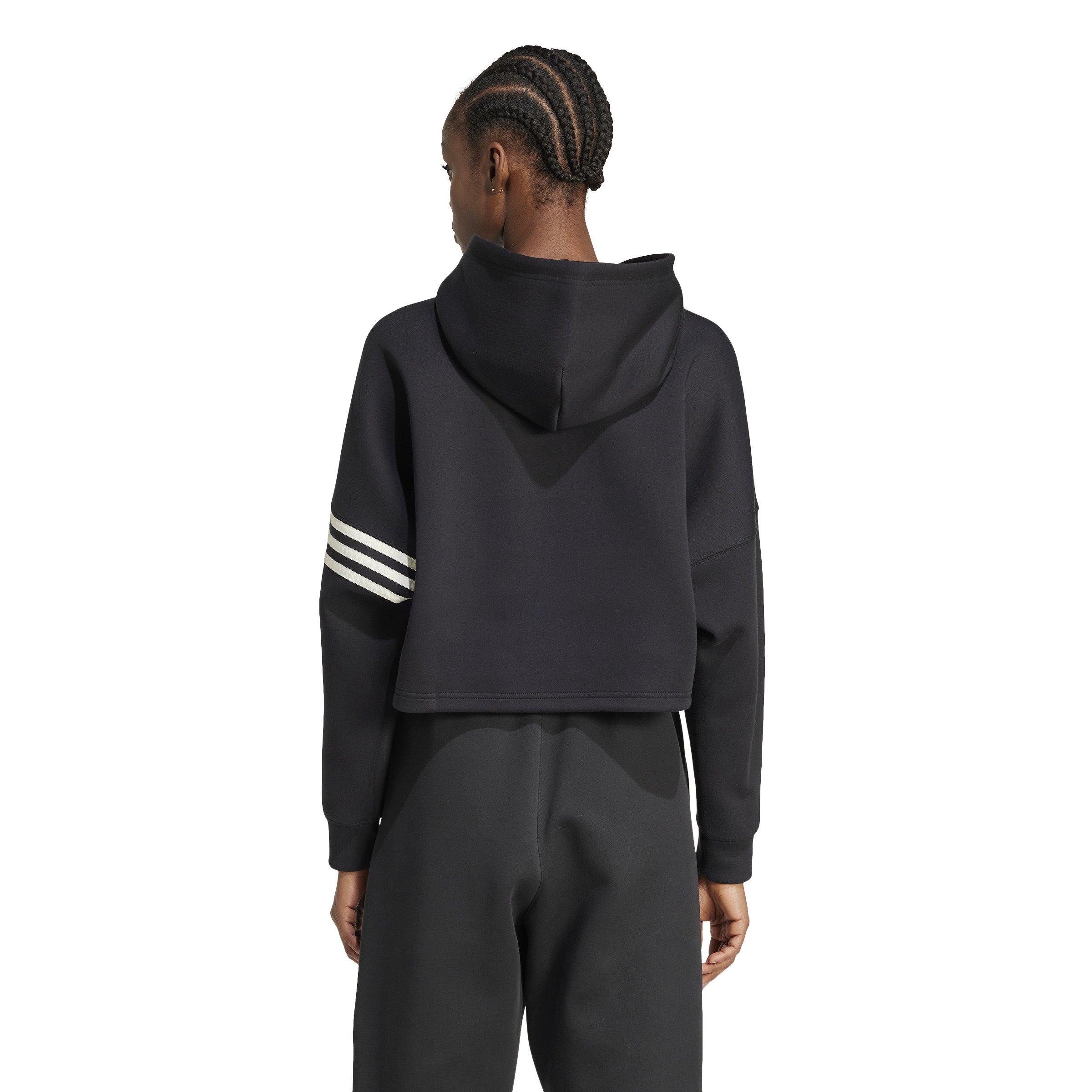 adidas Originals Women's Neuclassics Hoodie -Black - BLACK Thumbnail View 2