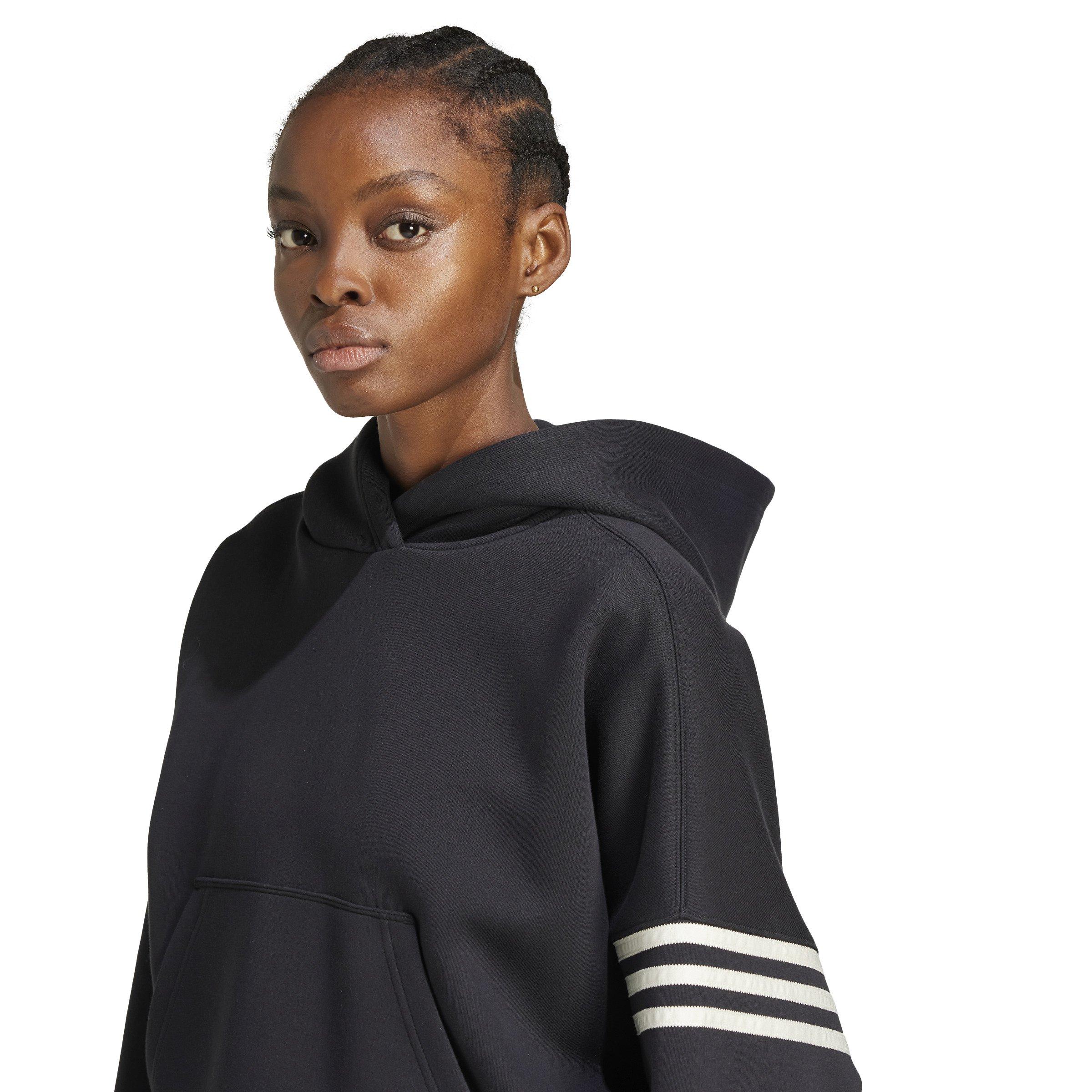 adidas Originals Women's Neuclassics Hoodie -Black - BLACK Thumbnail View 3
