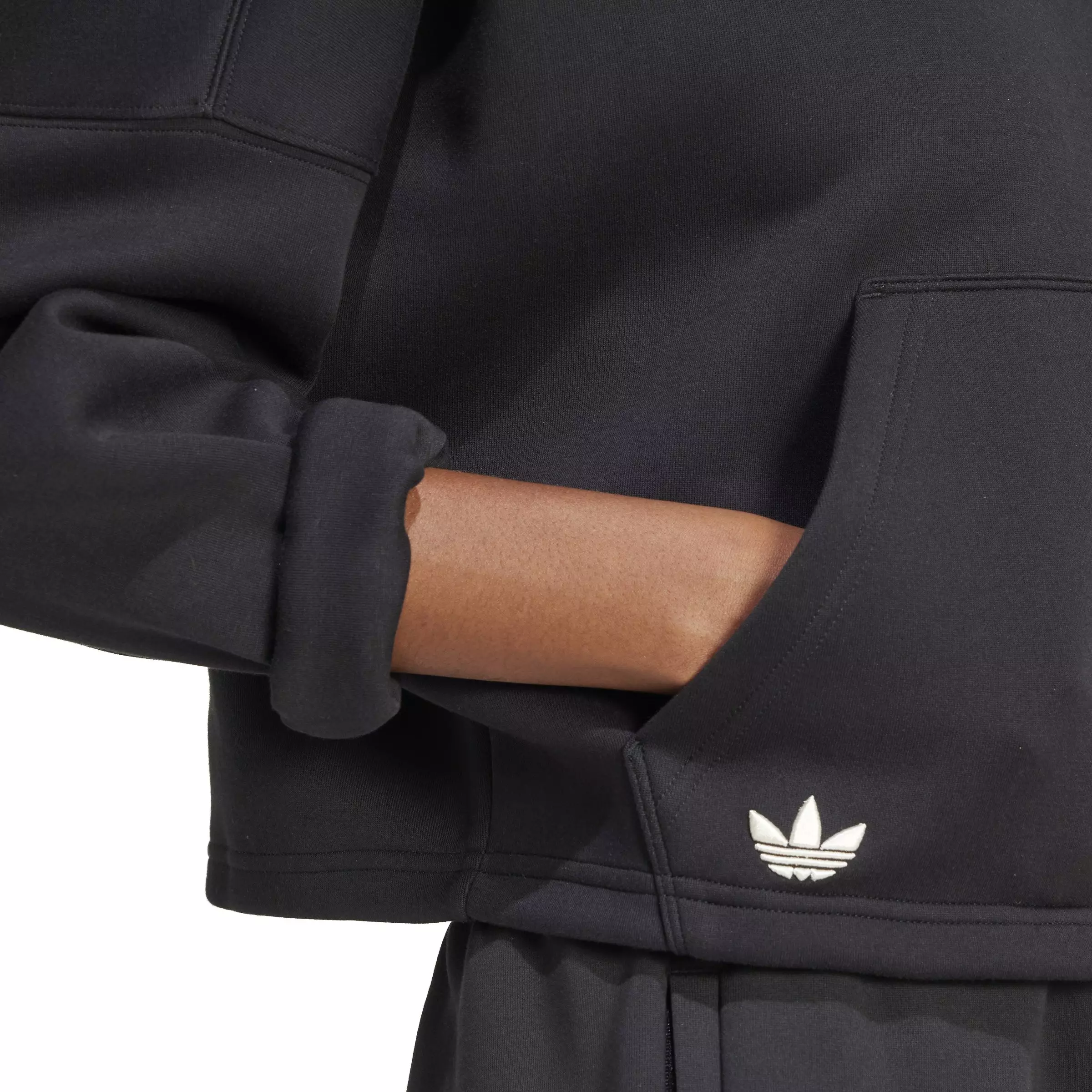 adidas Originals Women's Neuclassics Hoodie -Black - BLACK