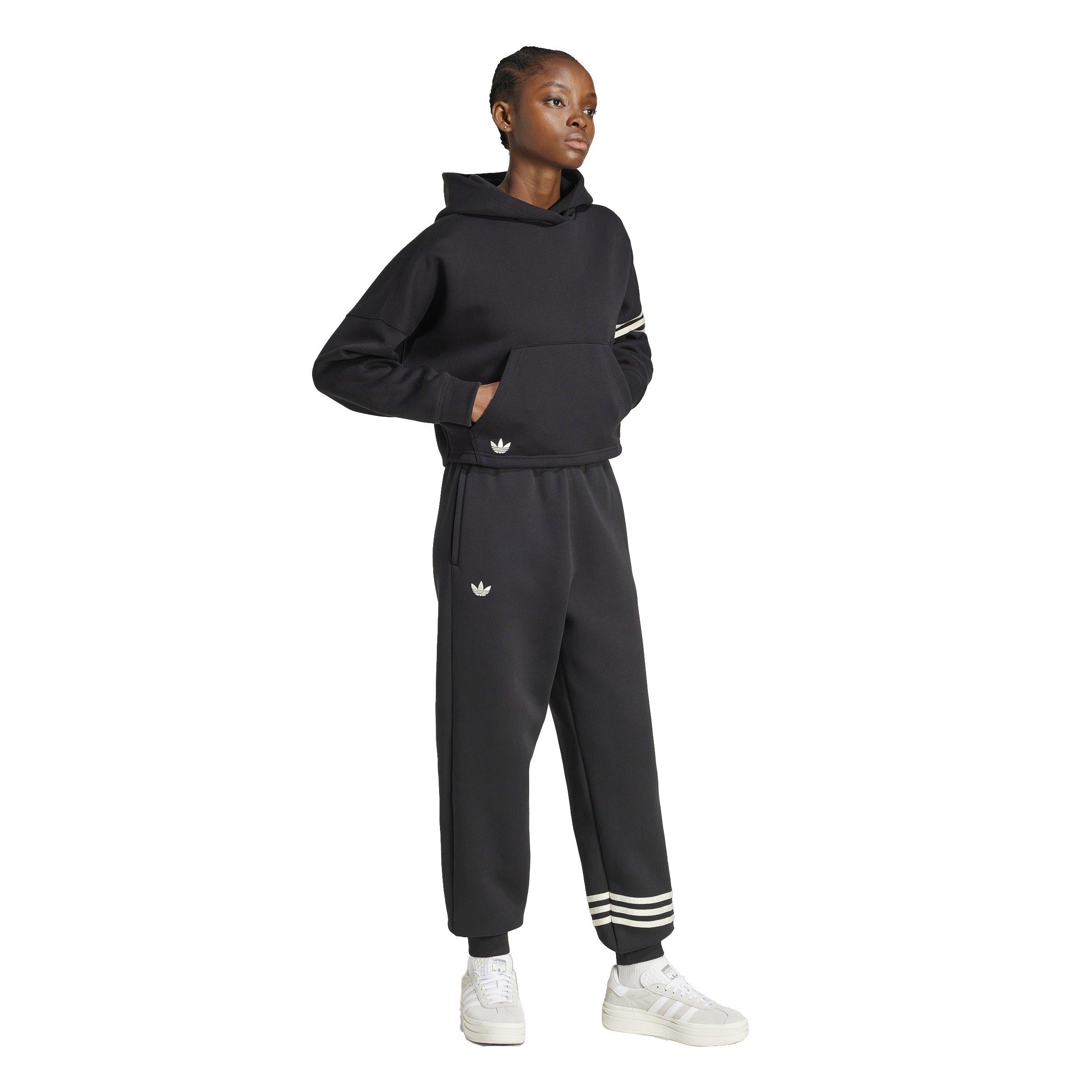 adidas Originals Women's Neuclassics Hoodie -Black - BLACK Thumbnail View 5