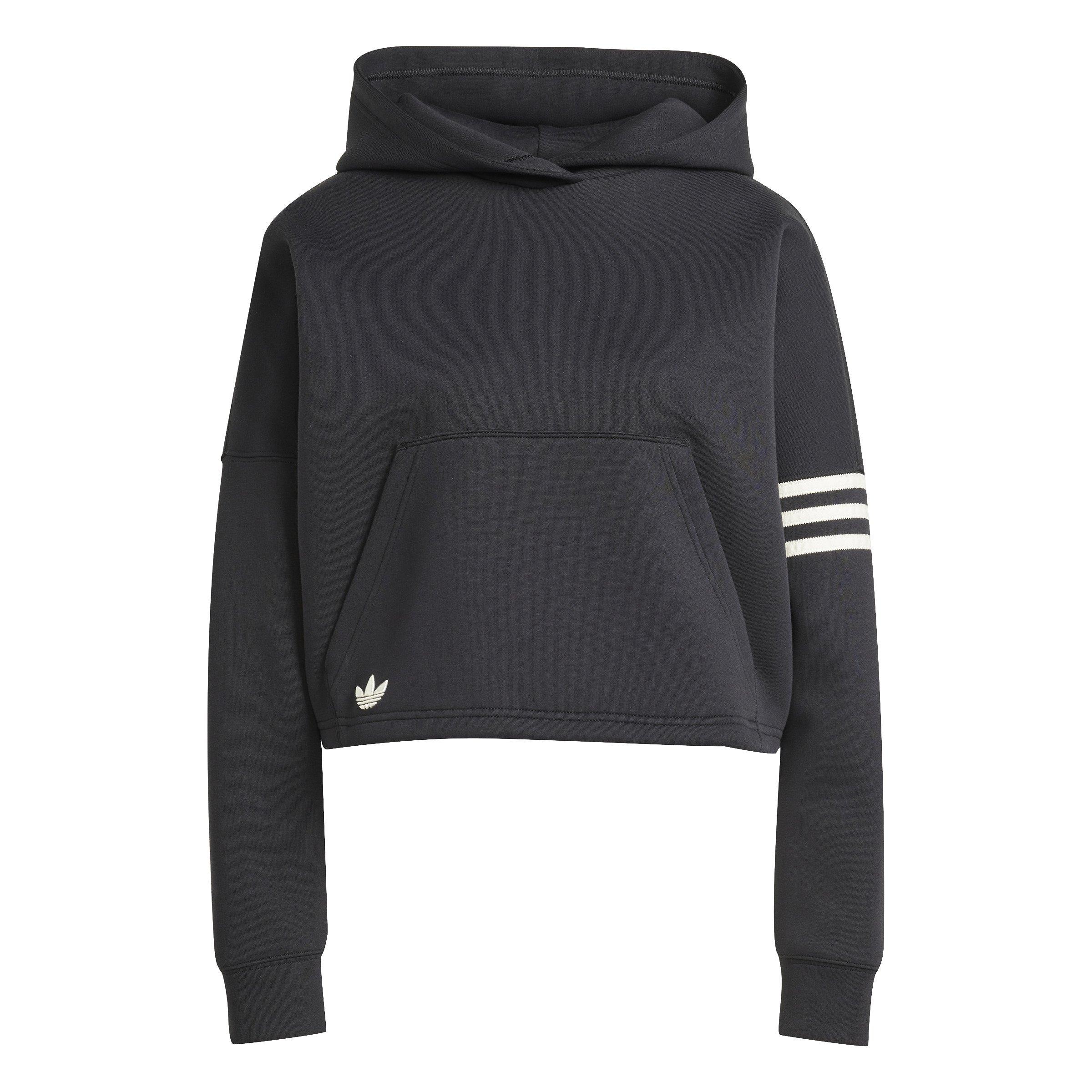adidas Originals Women's Neuclassics Hoodie -Black - BLACK Thumbnail View 6
